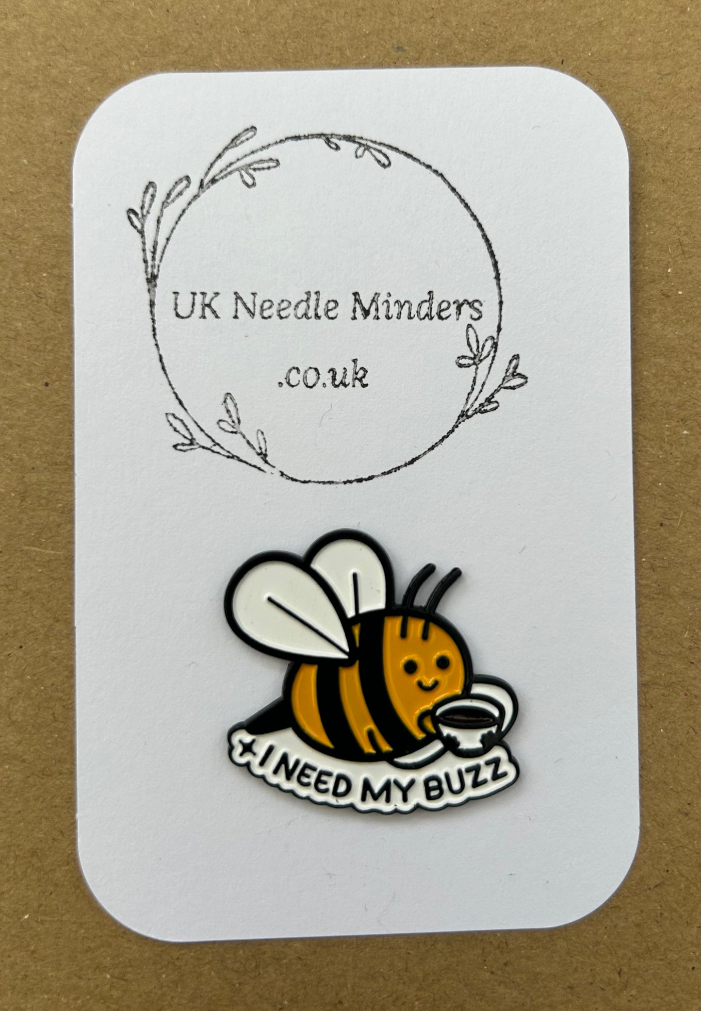 I Need My Buzz Bee enamel needle minder