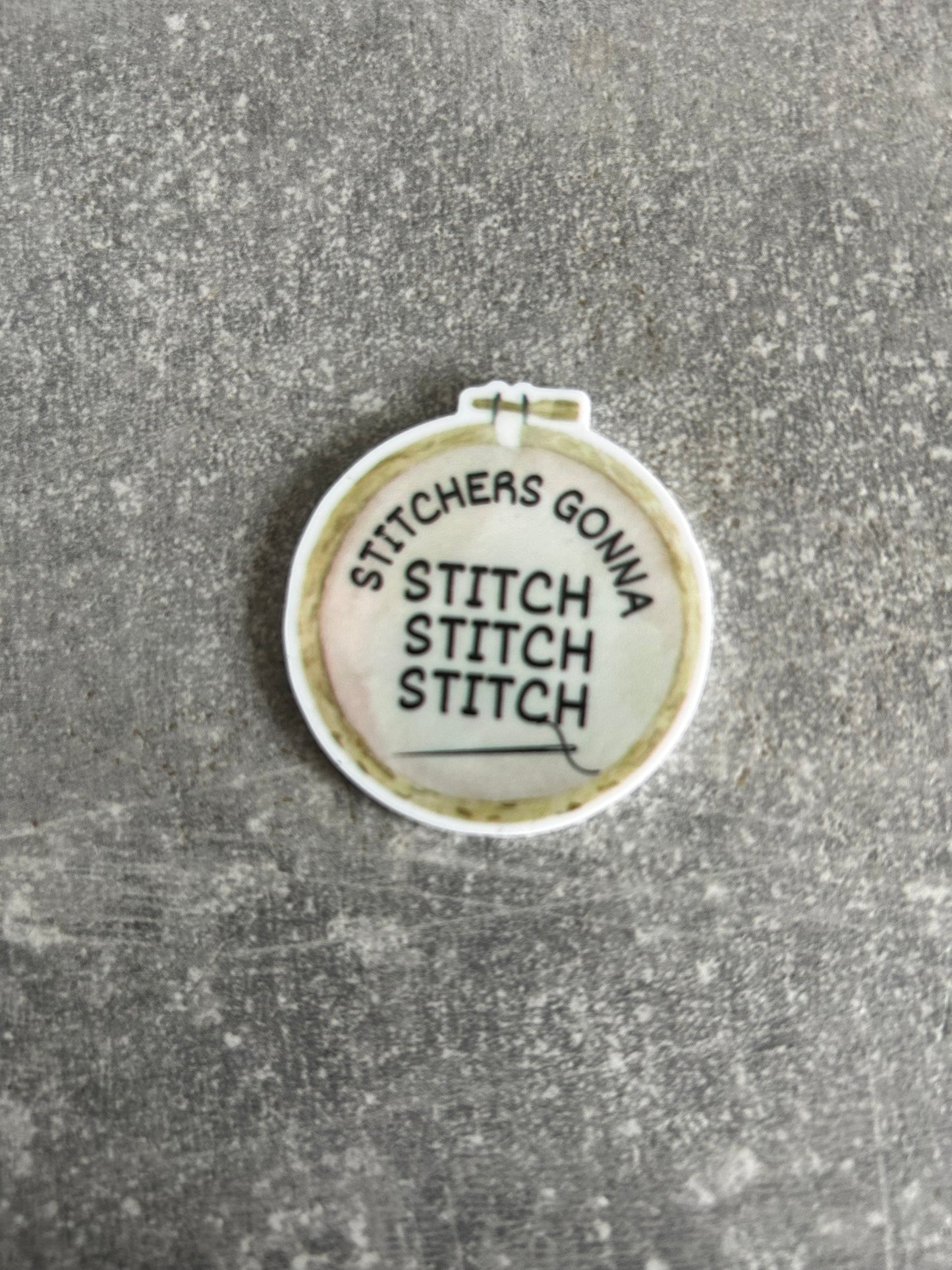 Stitchers Gonna Stitch Stitch Stitch Cross Stitch needle minder