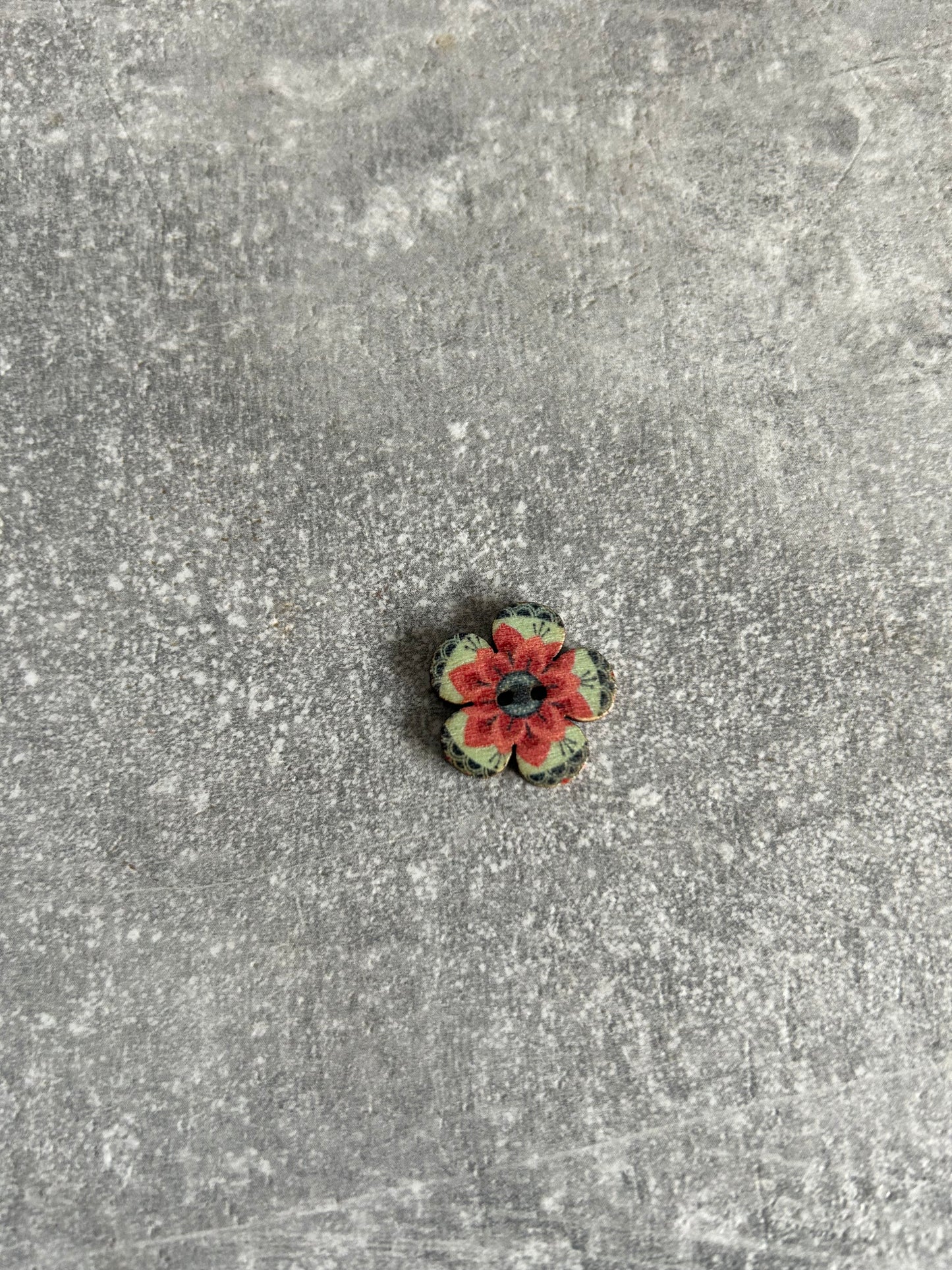 Wooden Flower needle minder