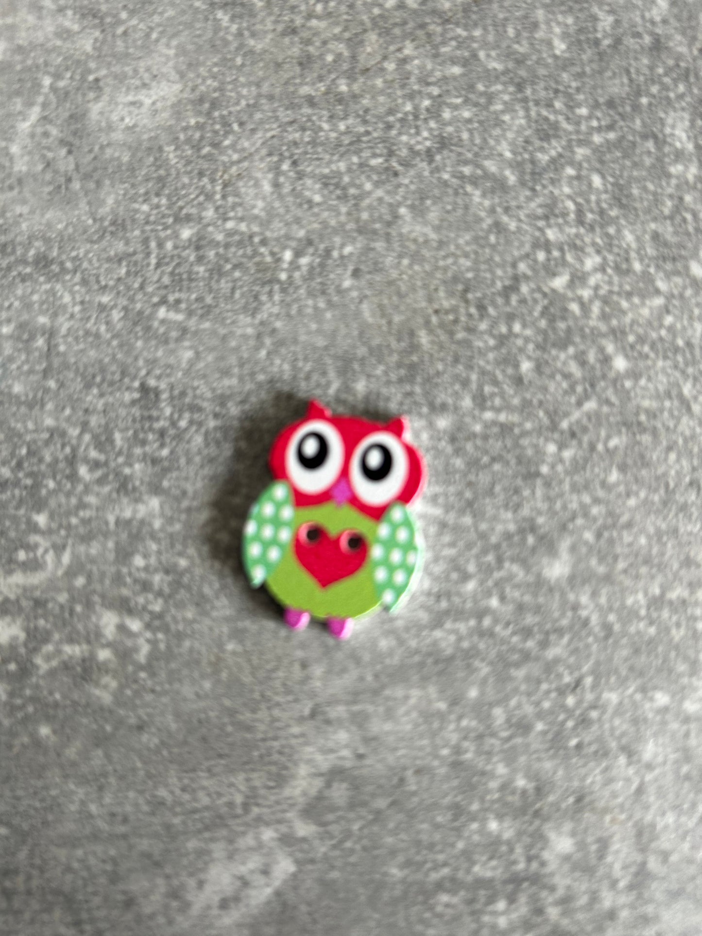 Wooden Owl needle minder