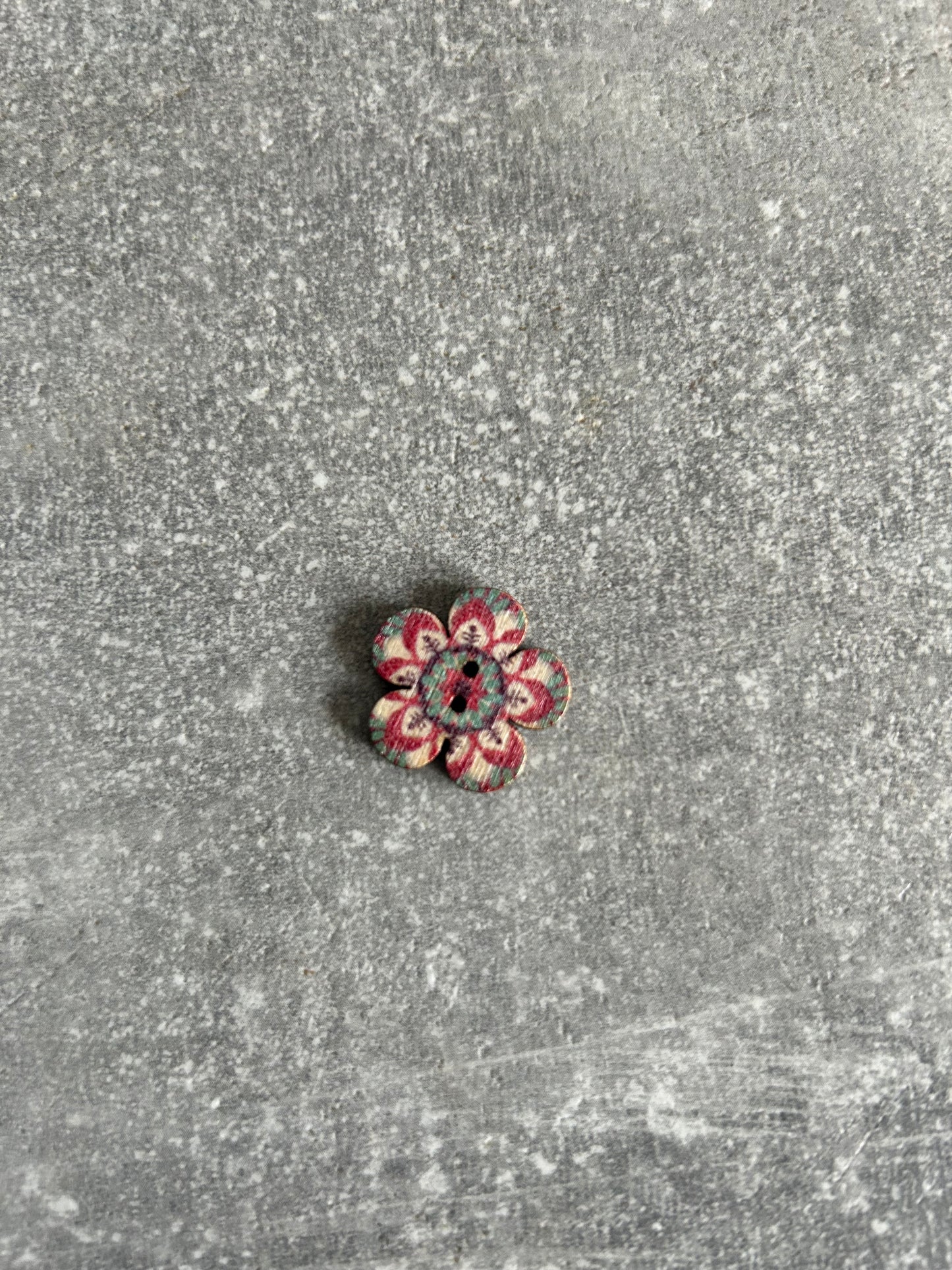 Wooden Flower needle minder