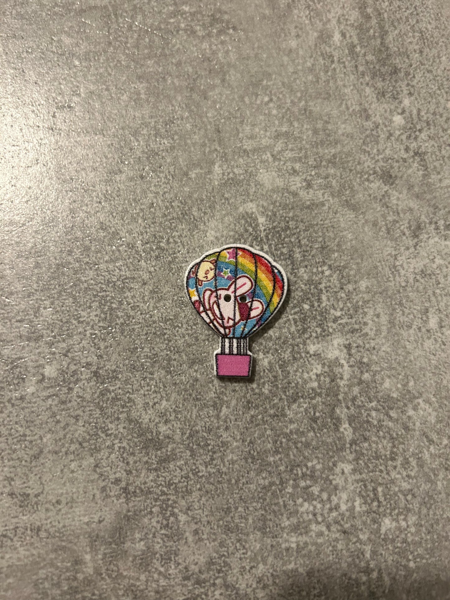 Wooden Hot Air Balloon needle minder