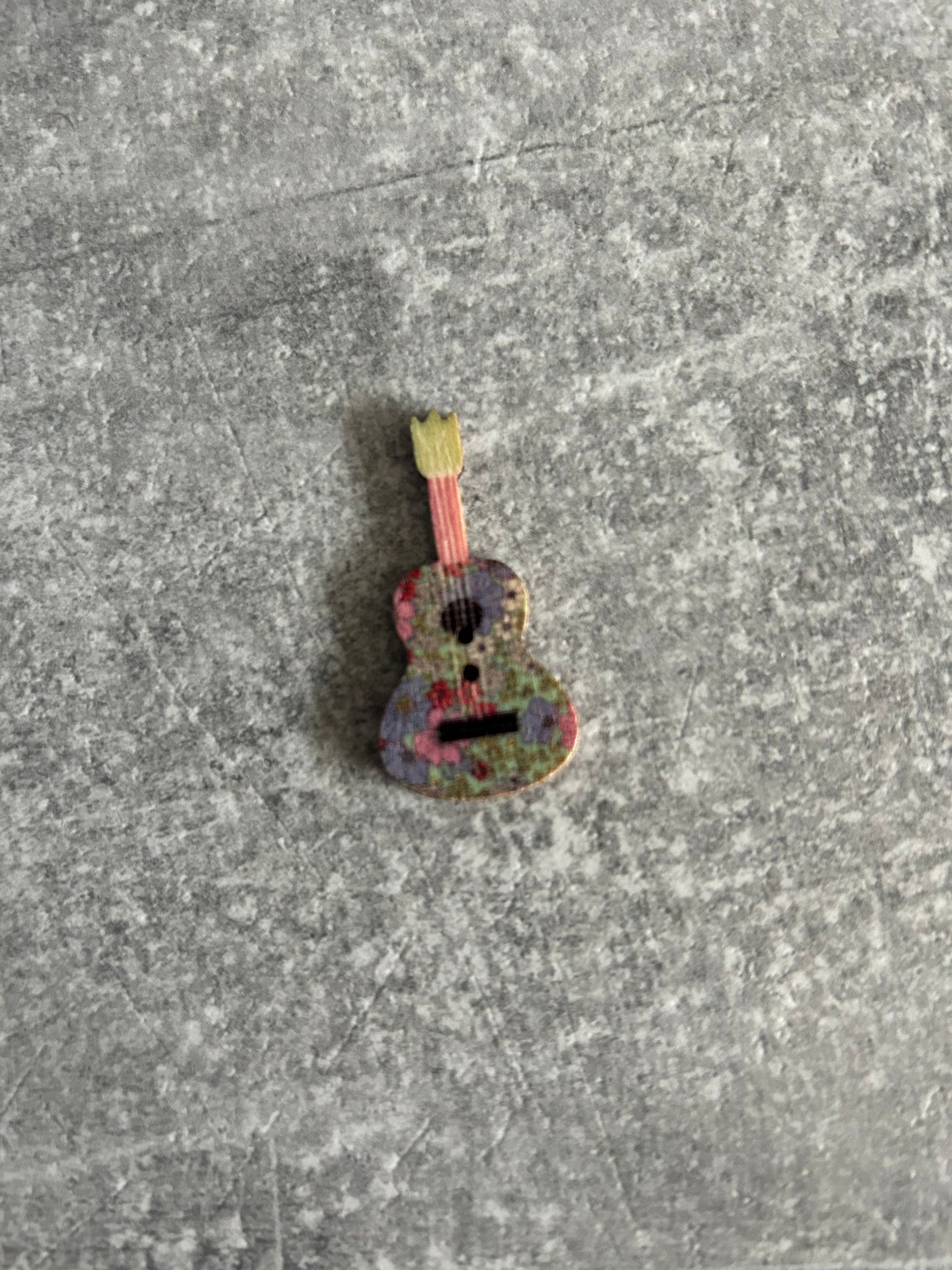 Wooden Guitar needle minder