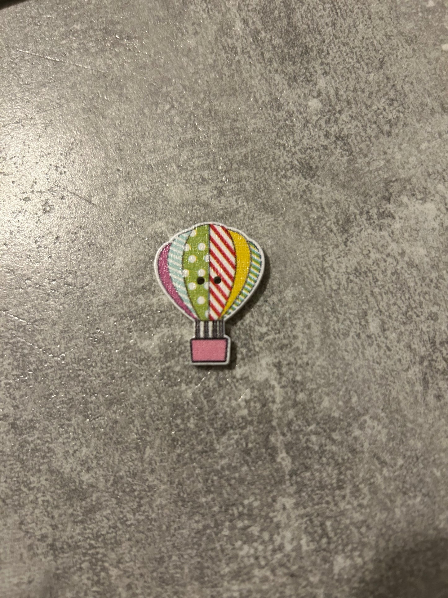 Wooden Hot Air Balloon needle minder