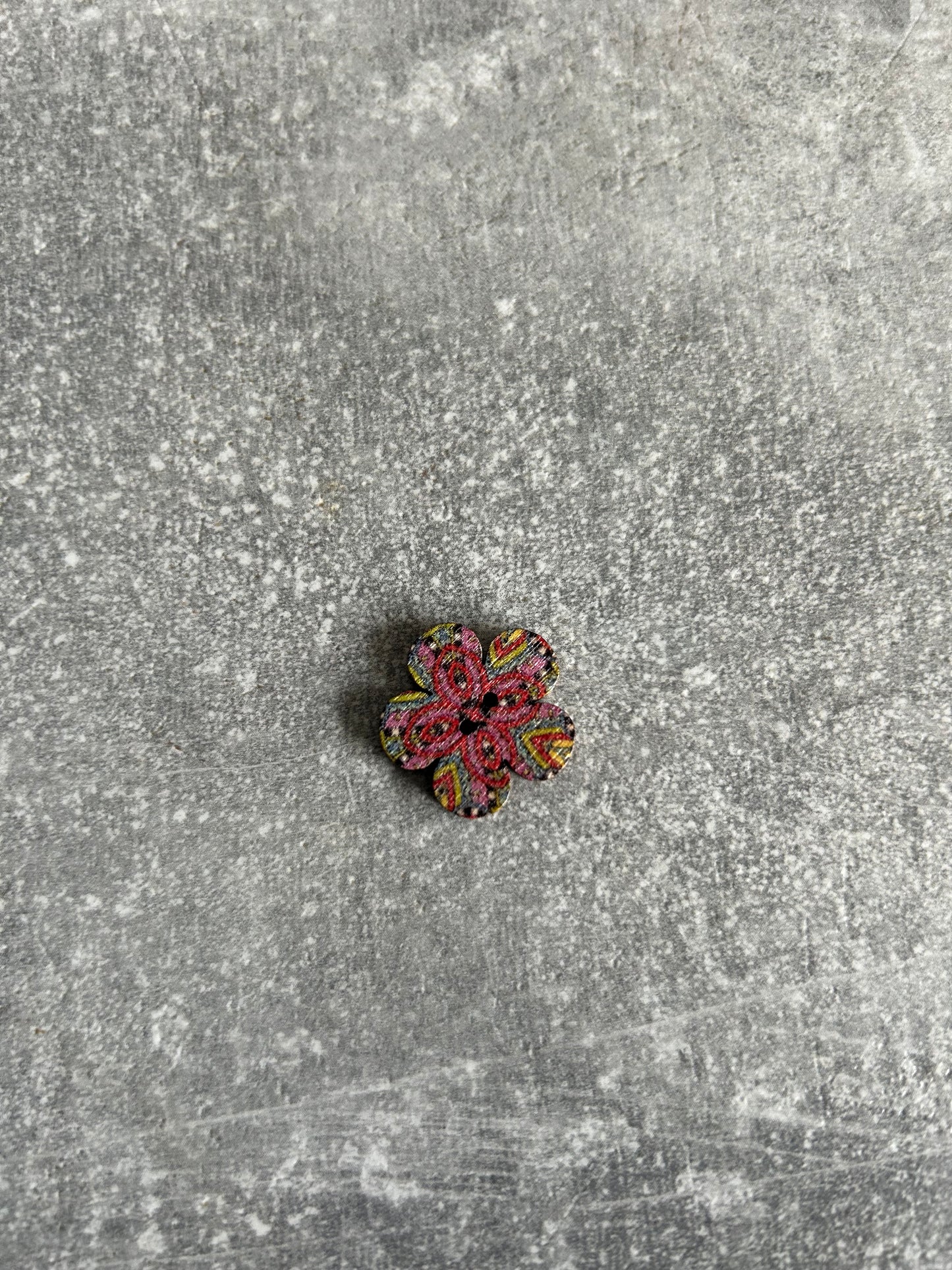 Wooden Flower needle minder