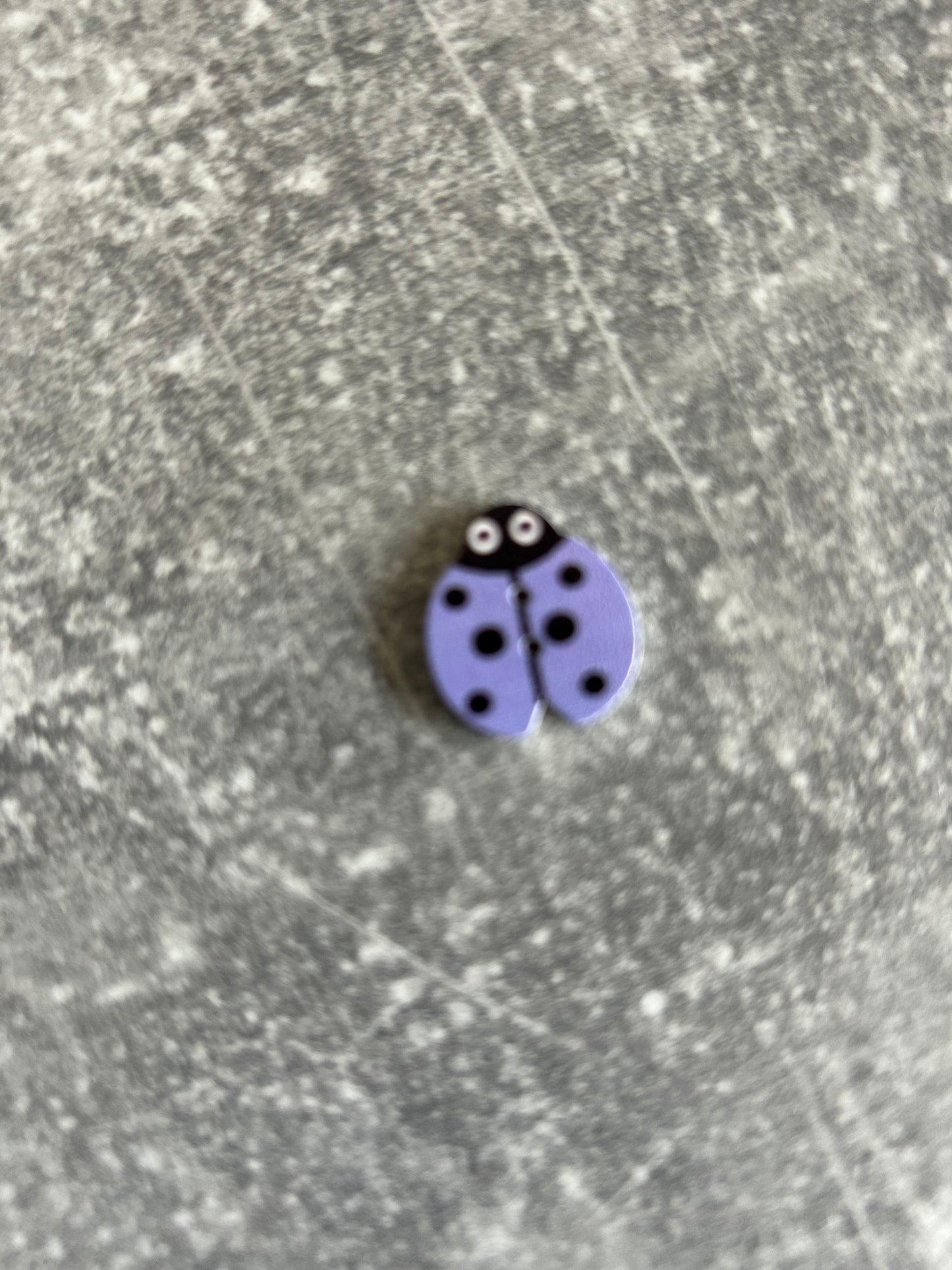 Wooden Ladybird needle minder