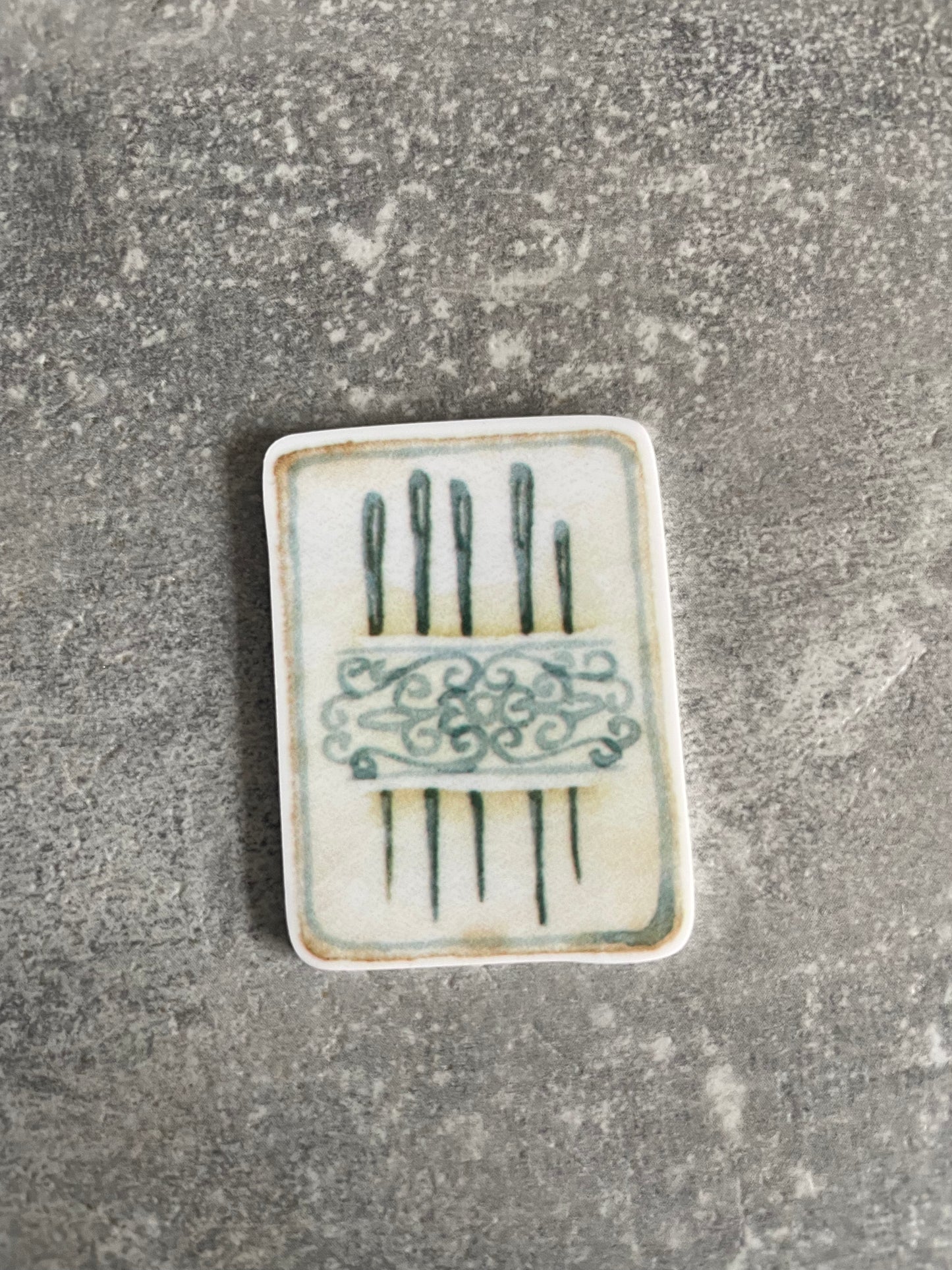 Needle Book Cross Stitch needle minder