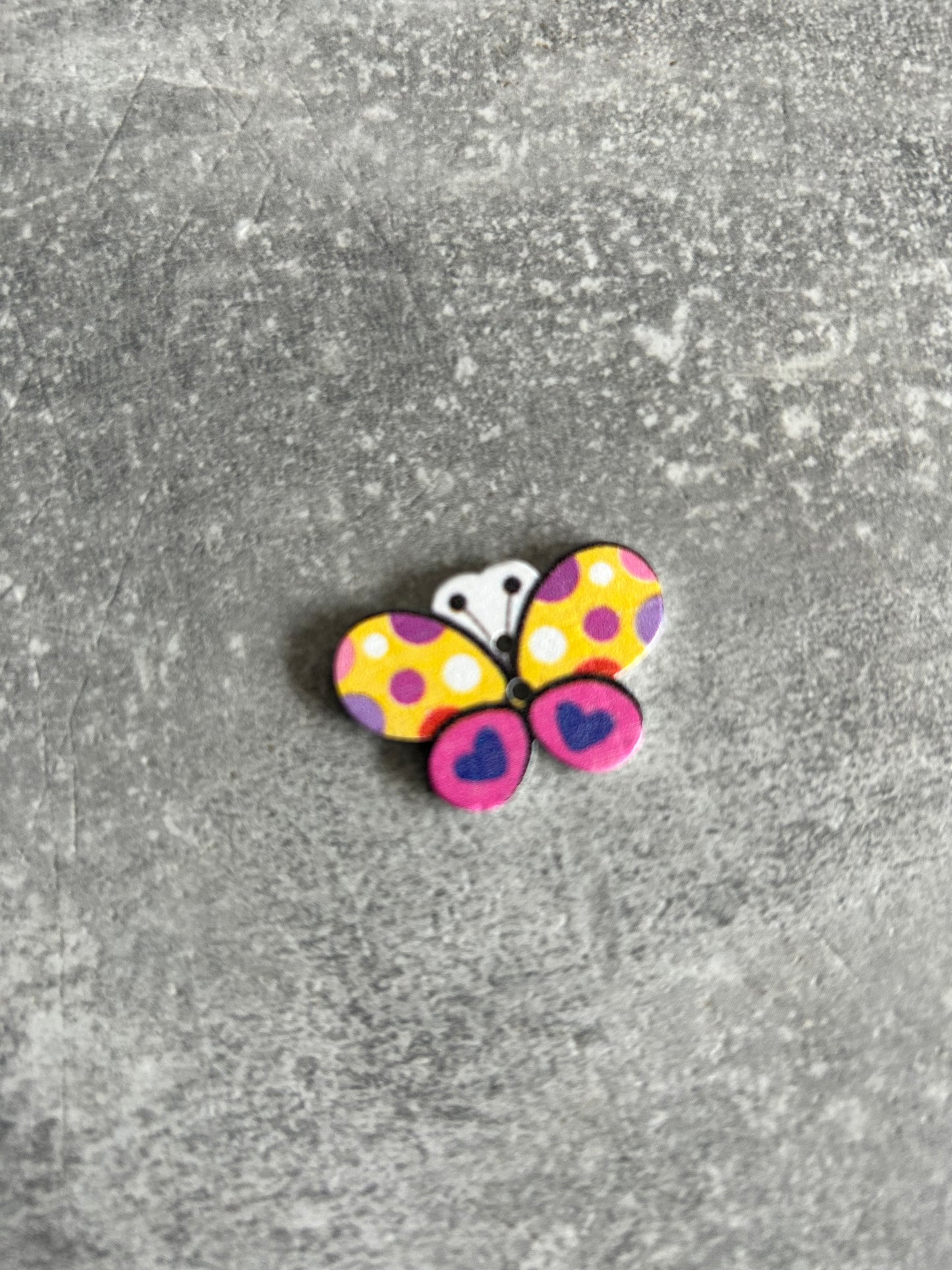 Wooden Butterfly needle minder