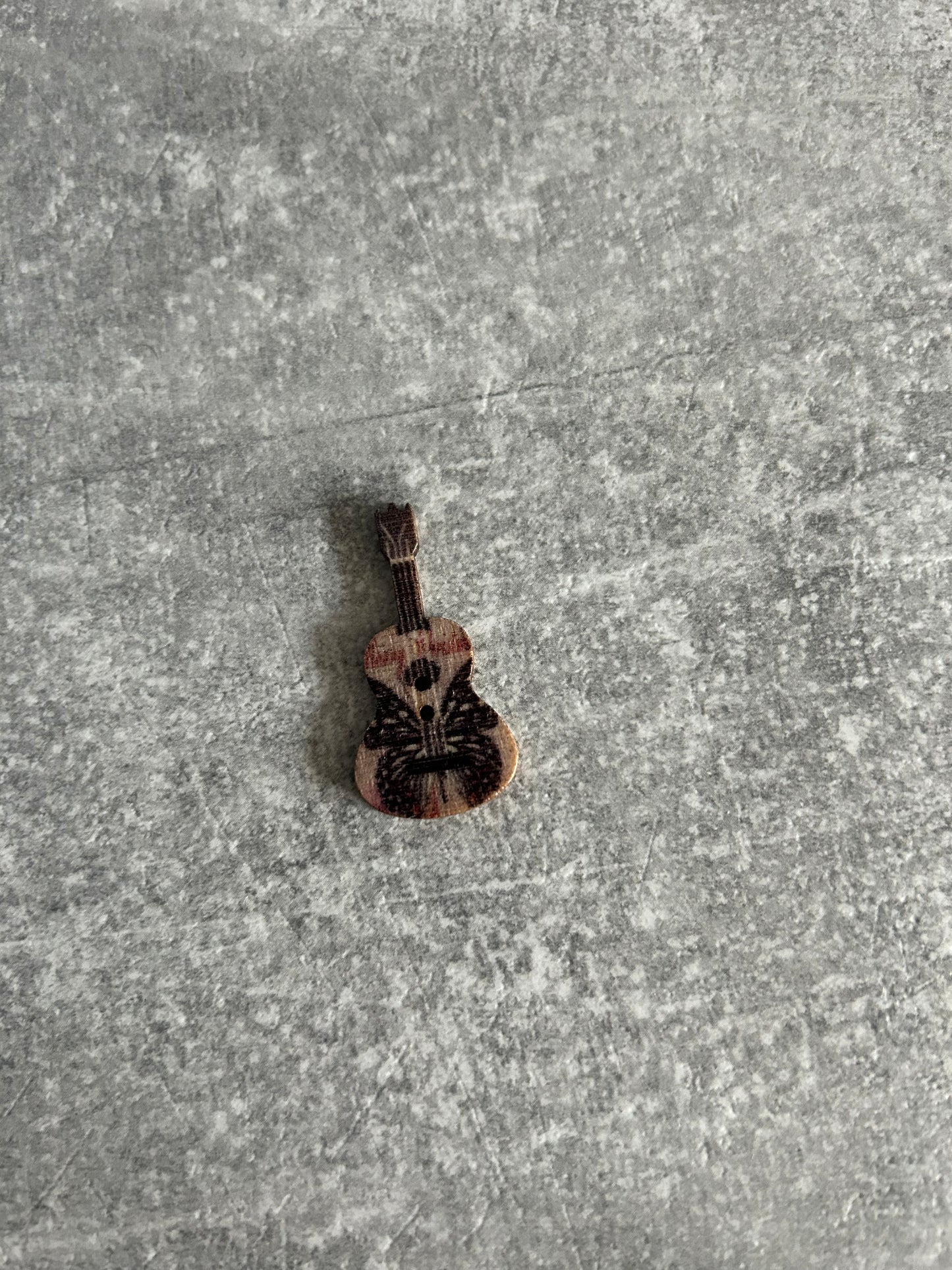 Wooden Guitar needle minder