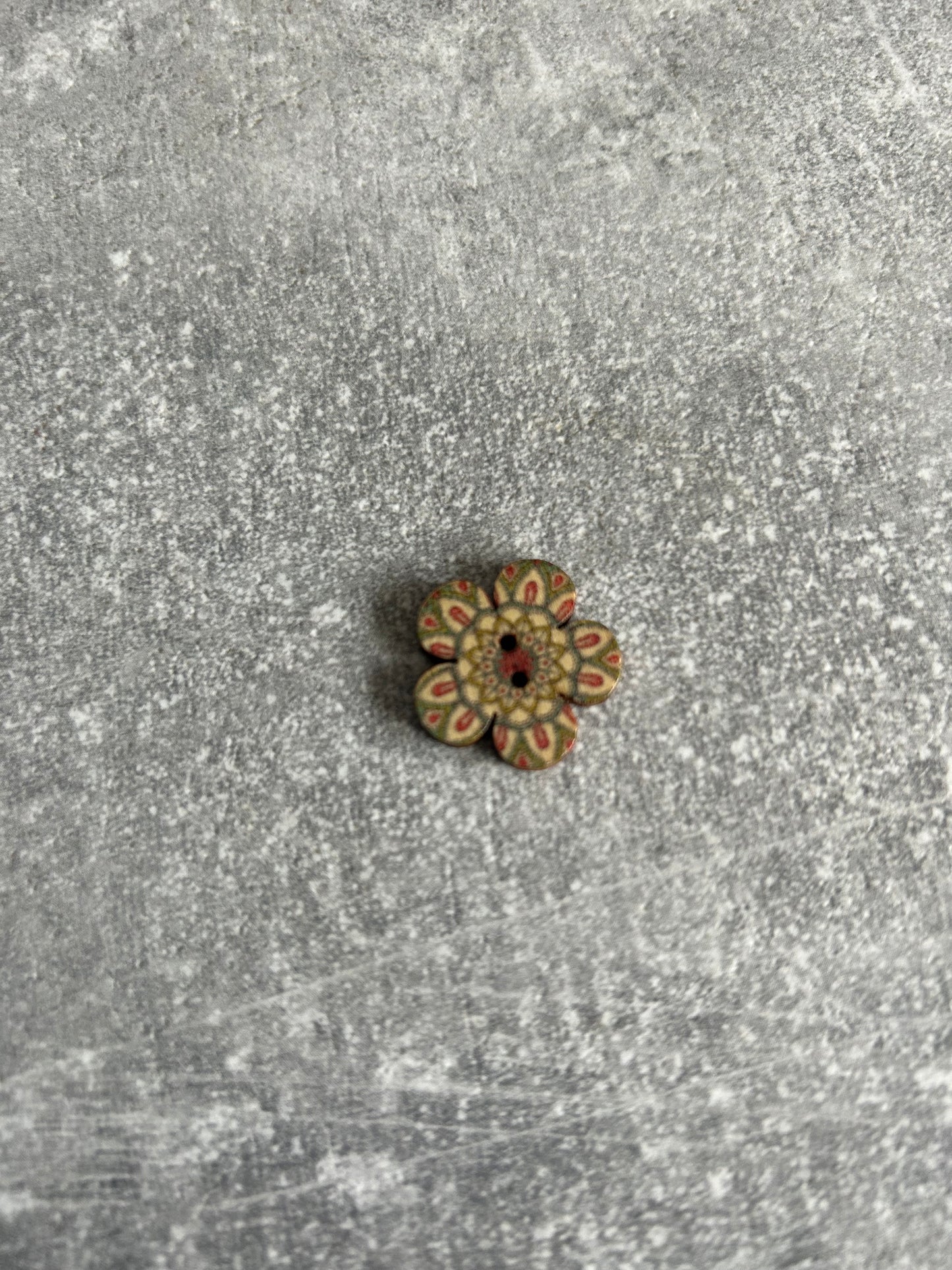 Wooden Flower needle minder