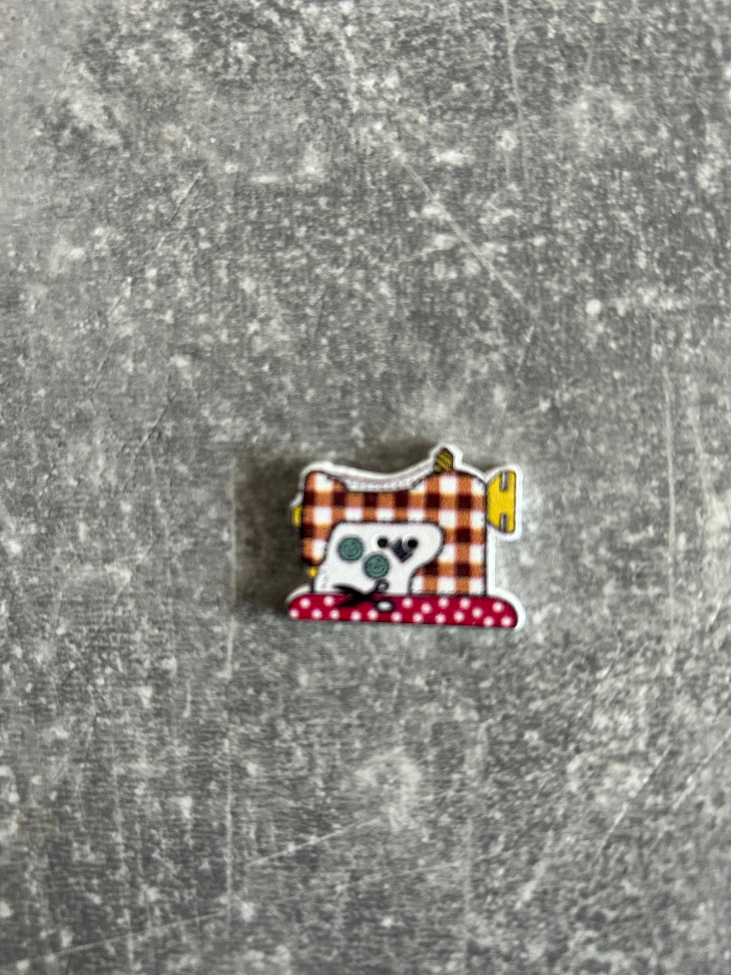 Wooden Sewing Machine needle minder