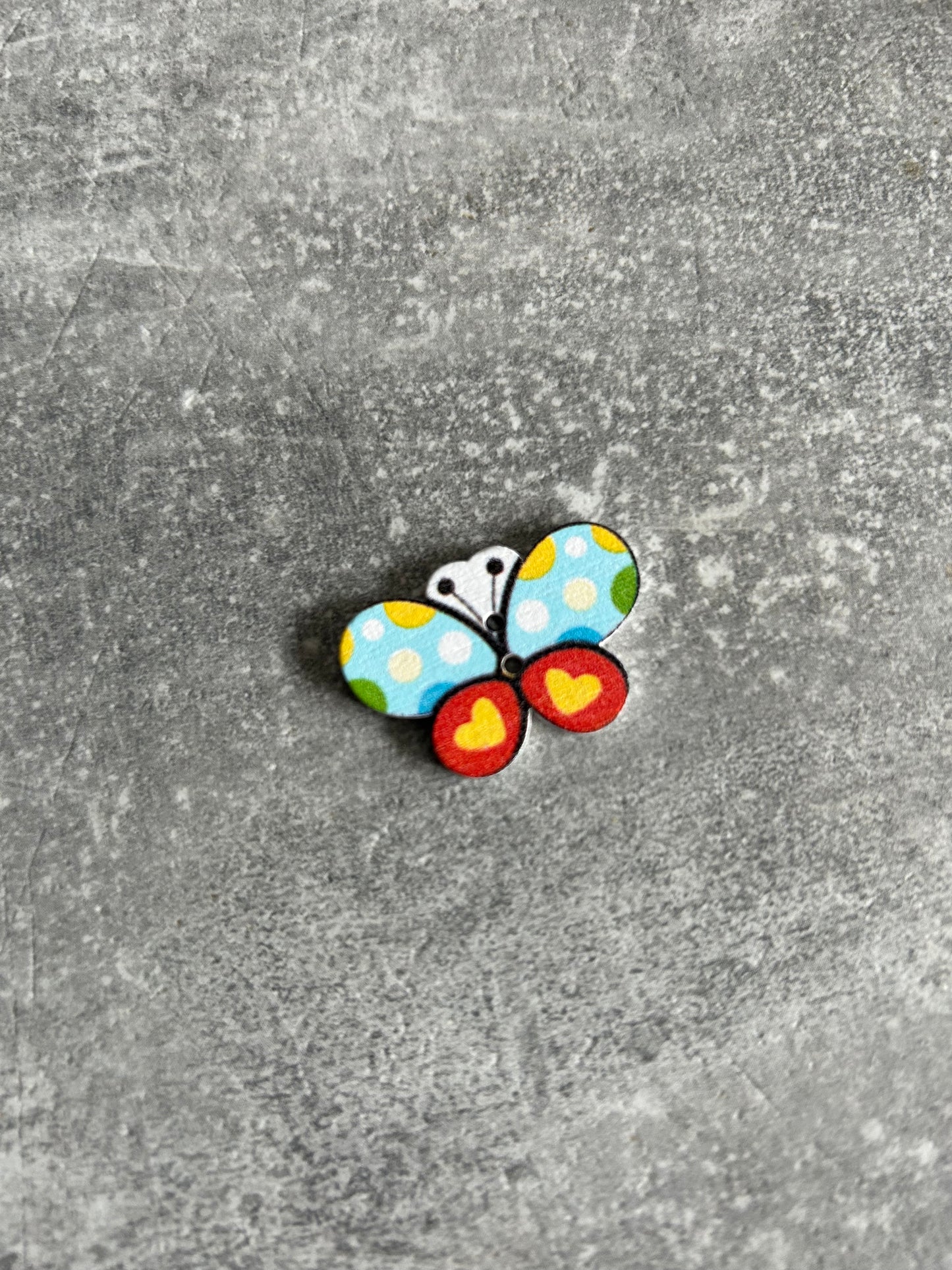 Wooden Butterfly needle minder