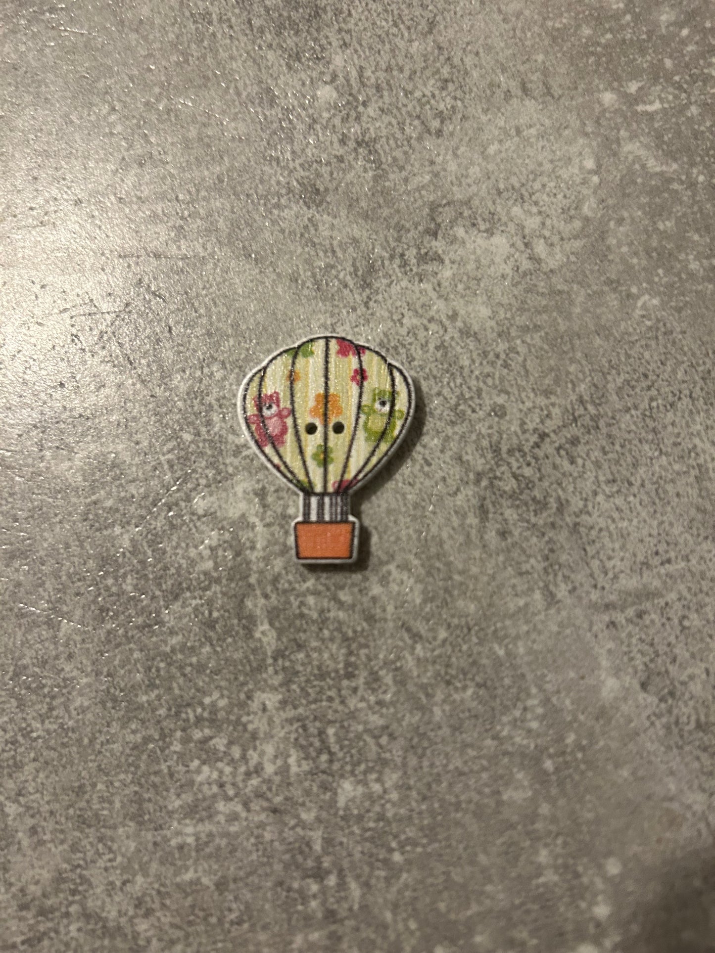 Wooden Hot Air Balloon needle minder