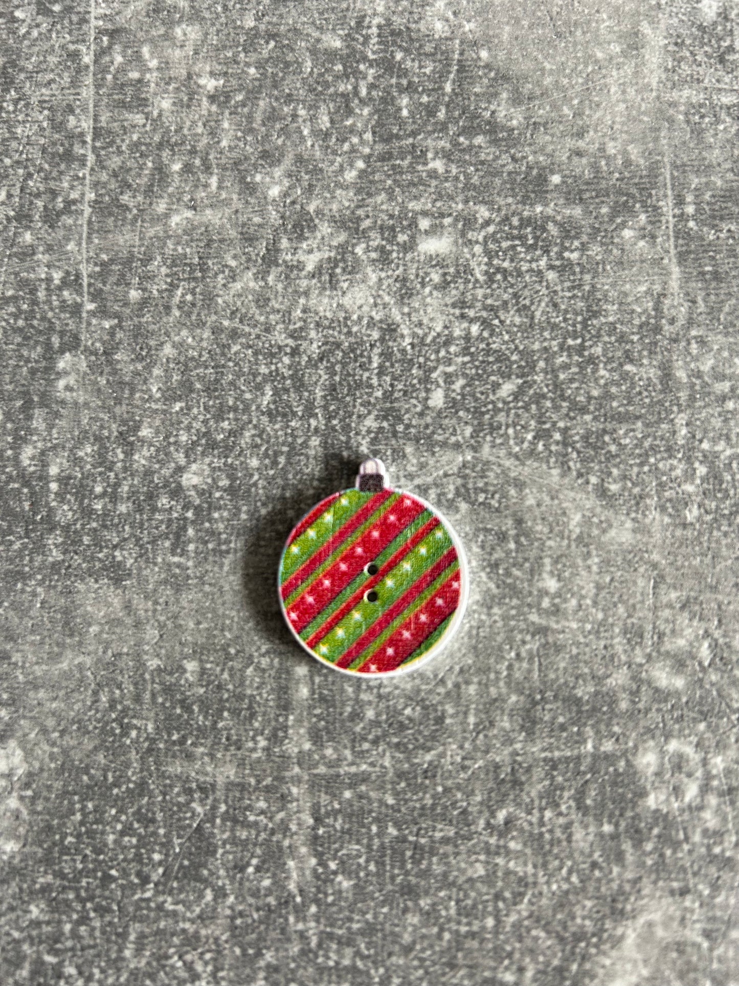 Wooden Christmas Bauble needle minder