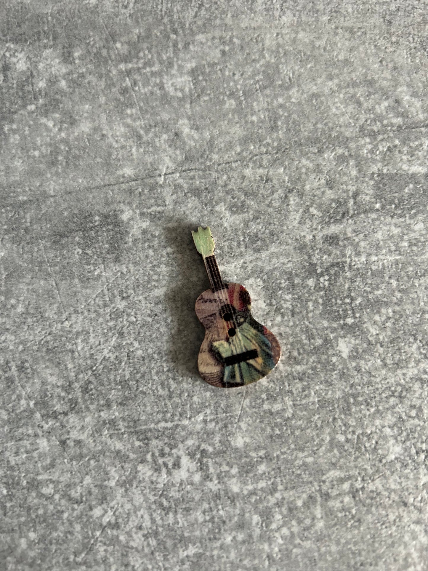 Wooden Guitar needle minder