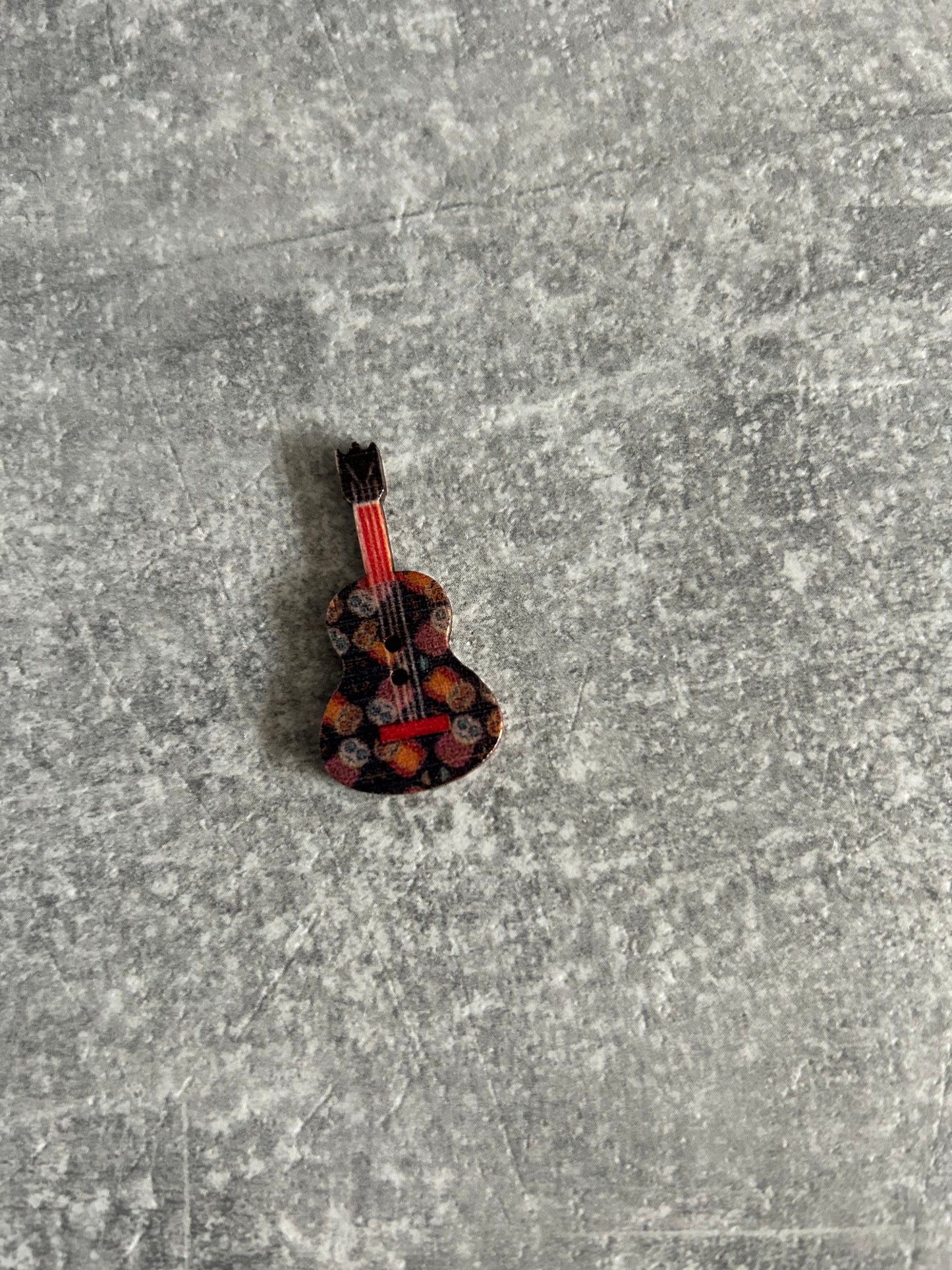 Wooden Guitar needle minder