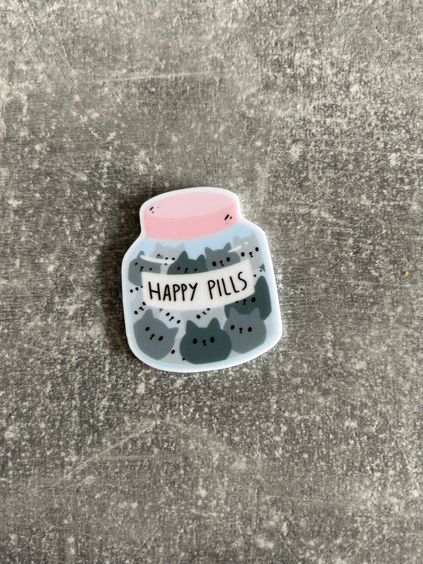 Happy Pills Cat needle minder