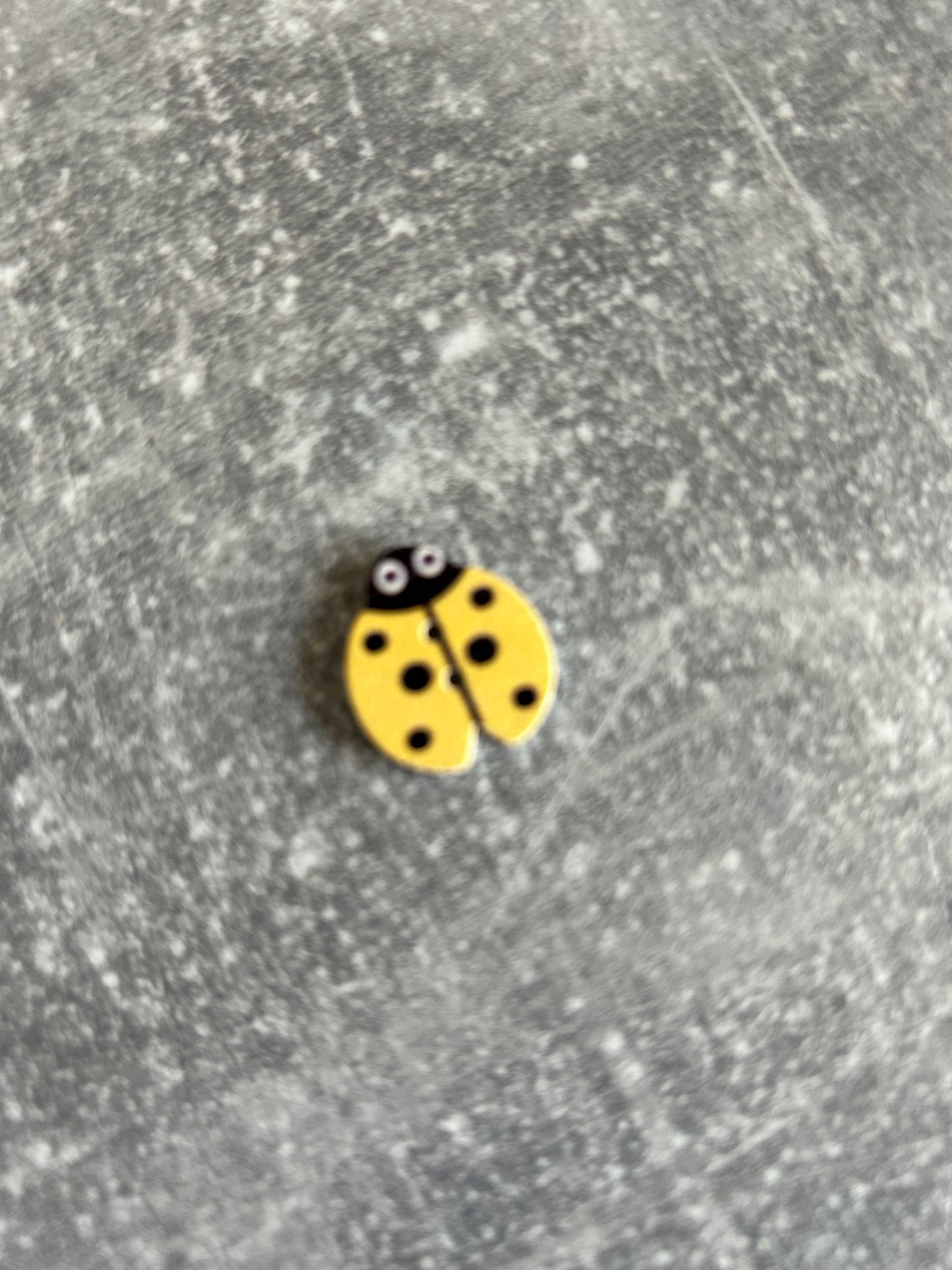 Wooden Ladybird needle minder
