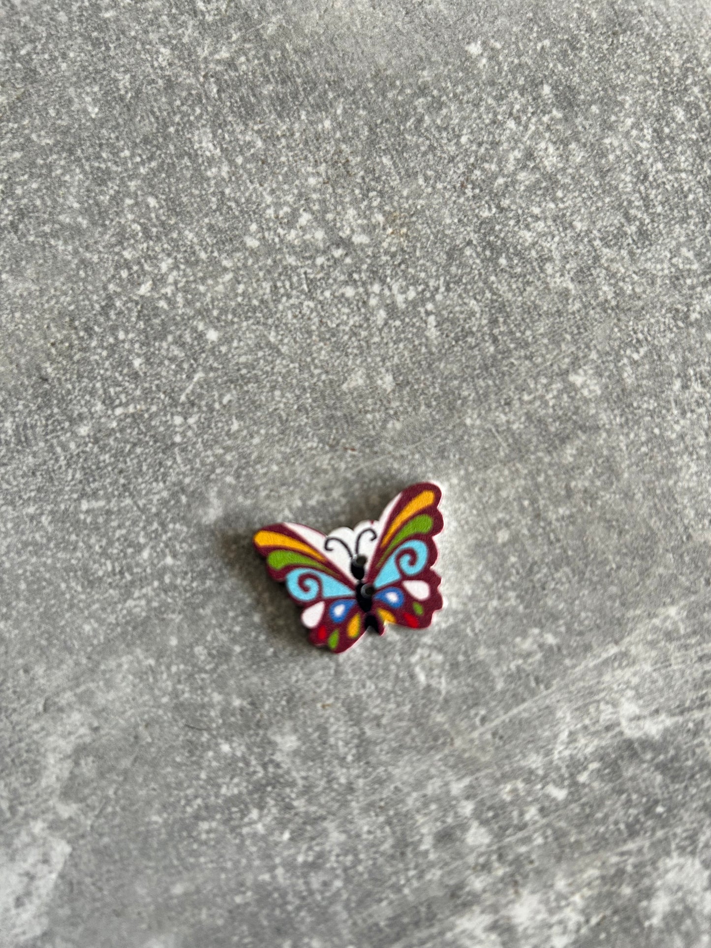 Wooden Butterfly needle minder