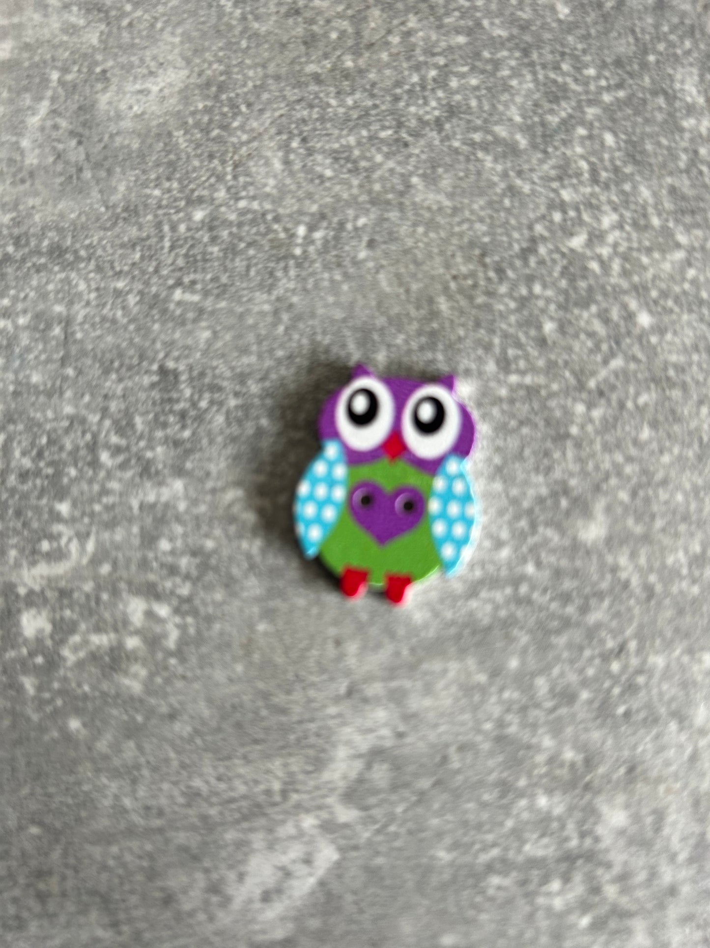 Wooden Owl needle minder