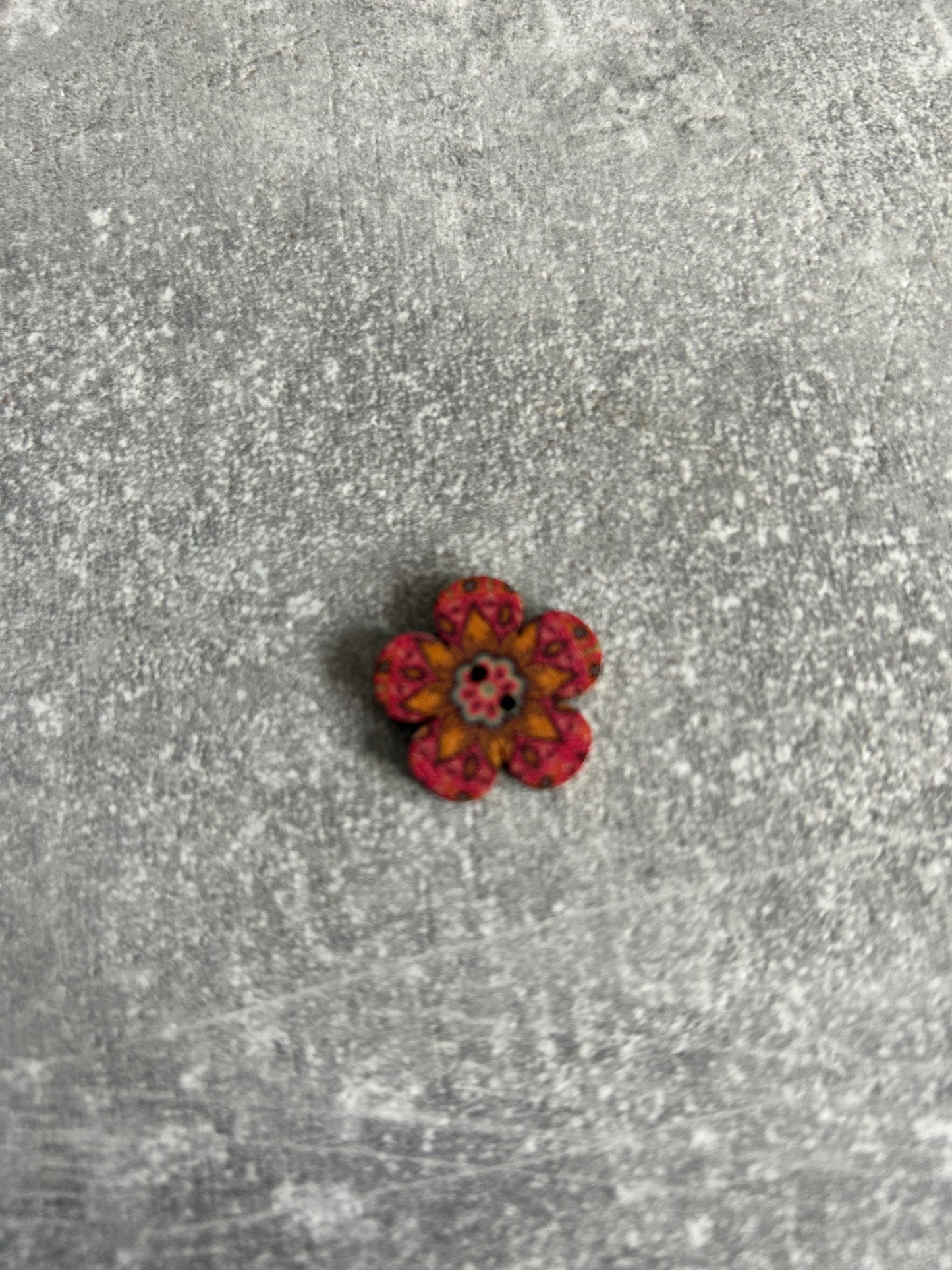 Wooden Flower needle minder