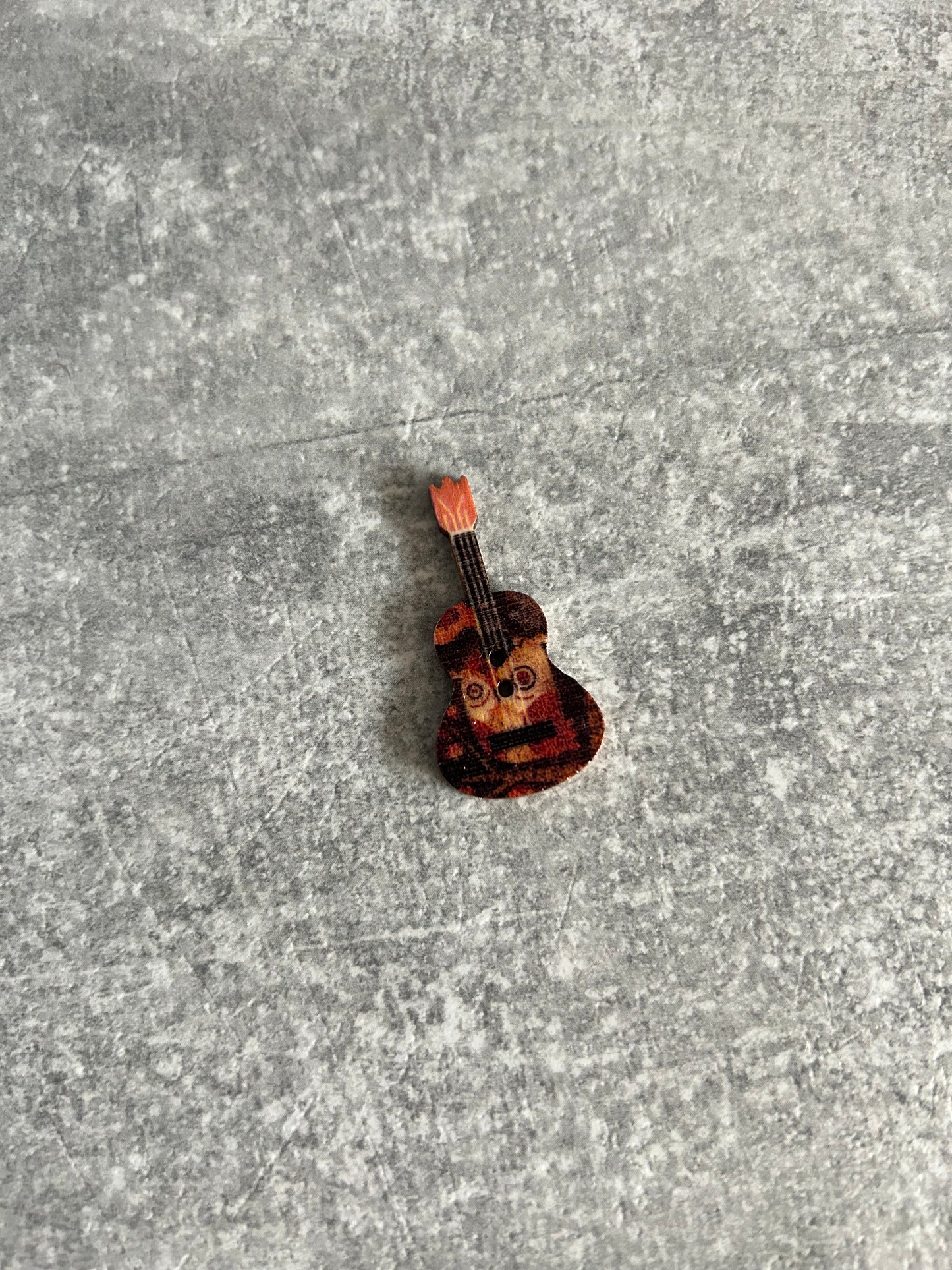 Wooden Guitar needle minder