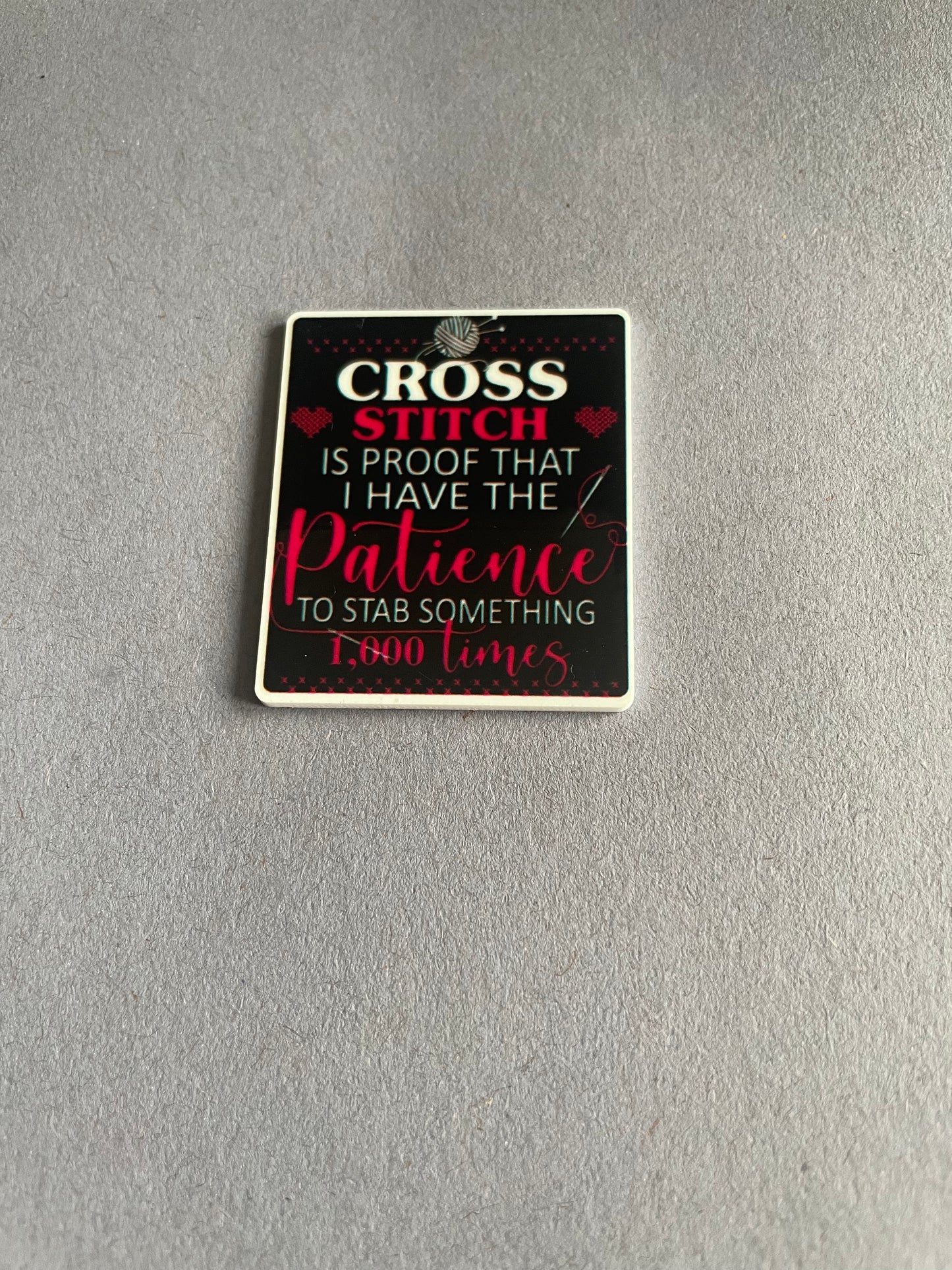 Cross Stitch Is The Proof needle minder