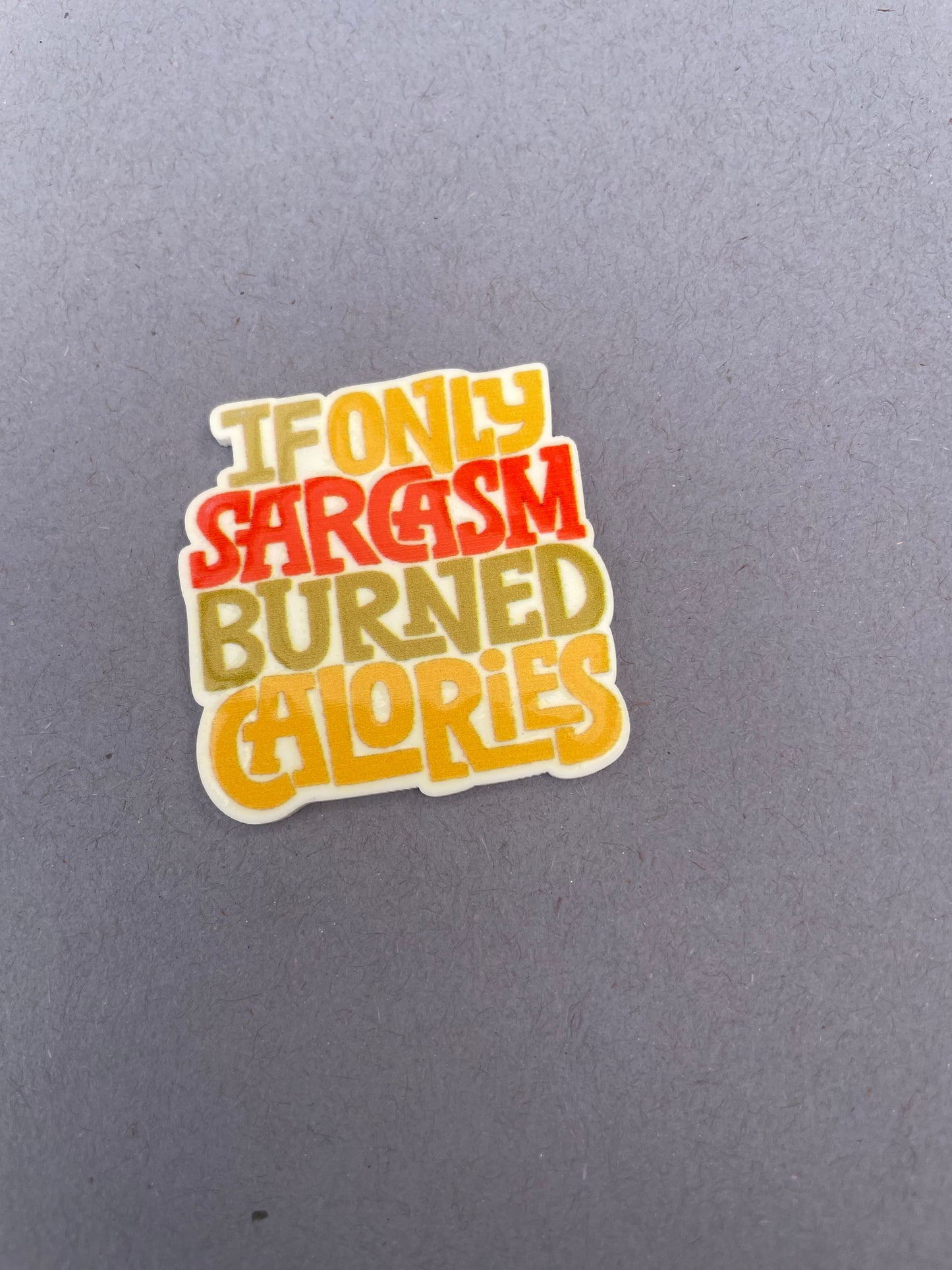 If Only Sarcasm Burned Calories needle minder