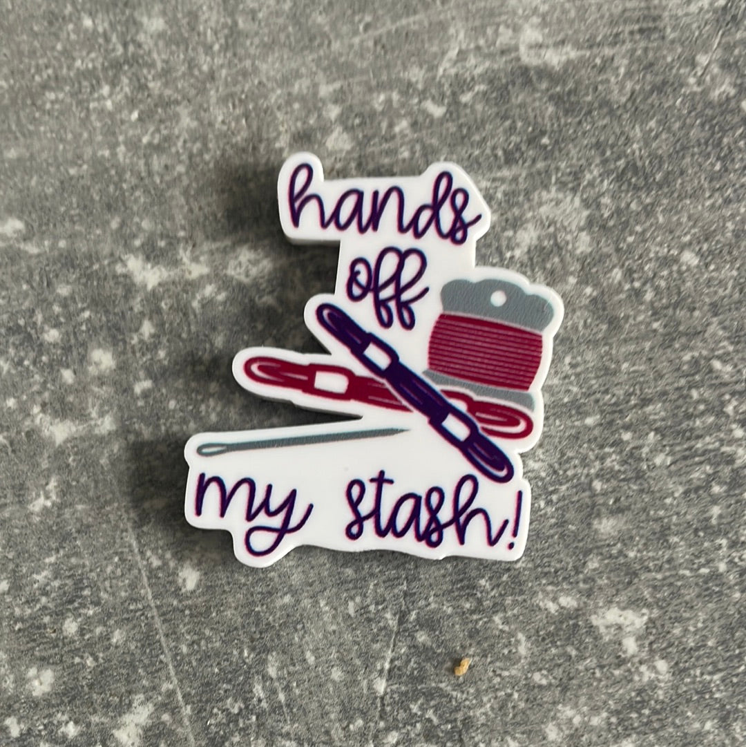 Hands Off My Stash needle minder