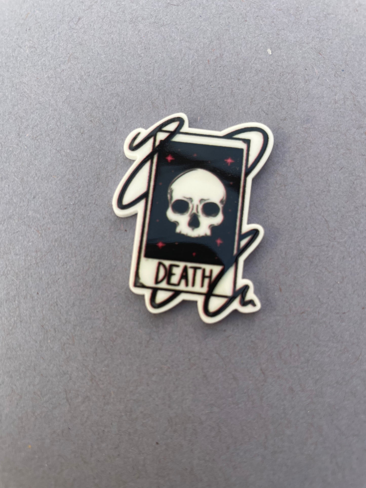 Death Tarot Card needle minder