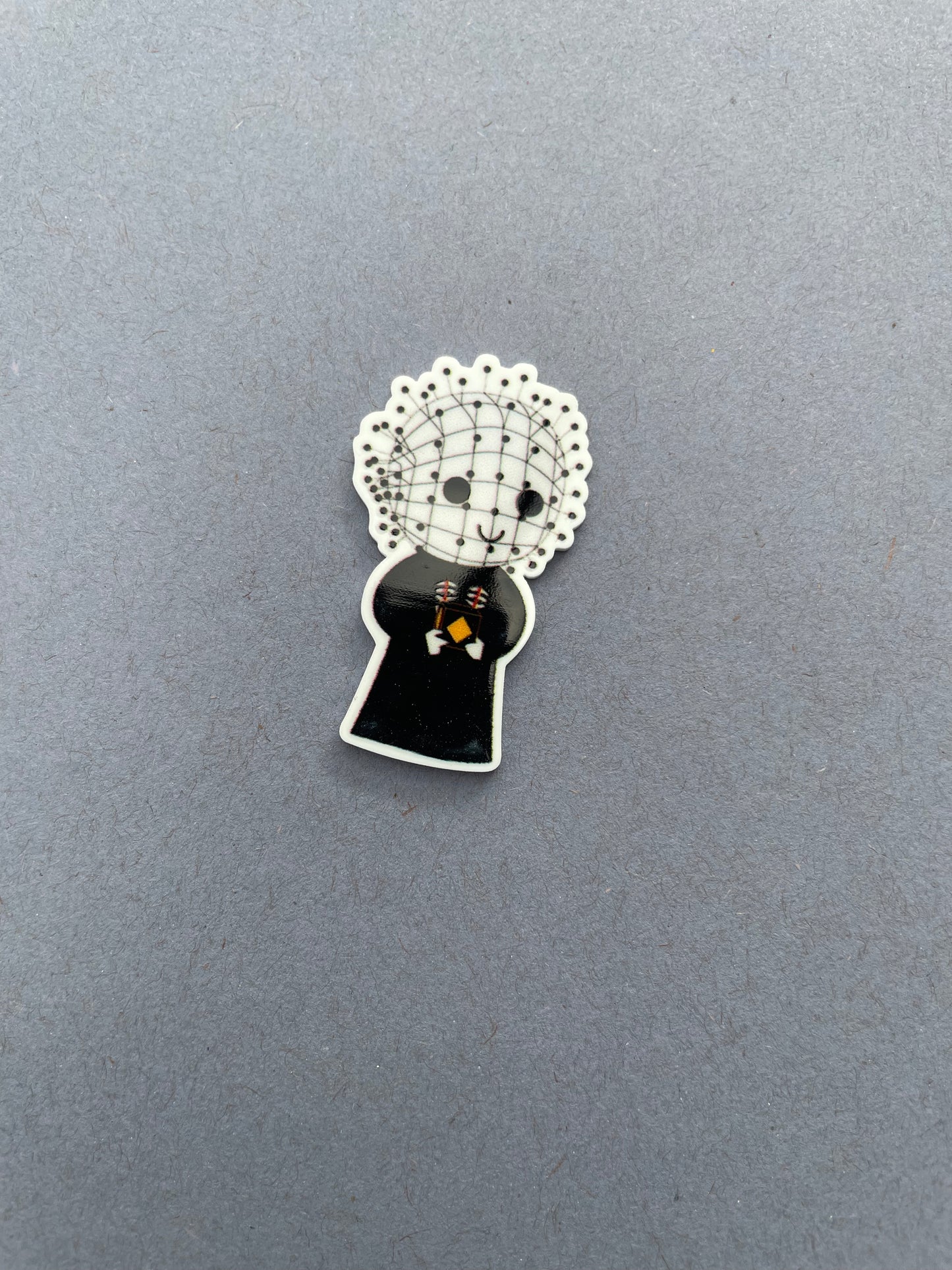 Hellraiser Pin Head cute needle minder