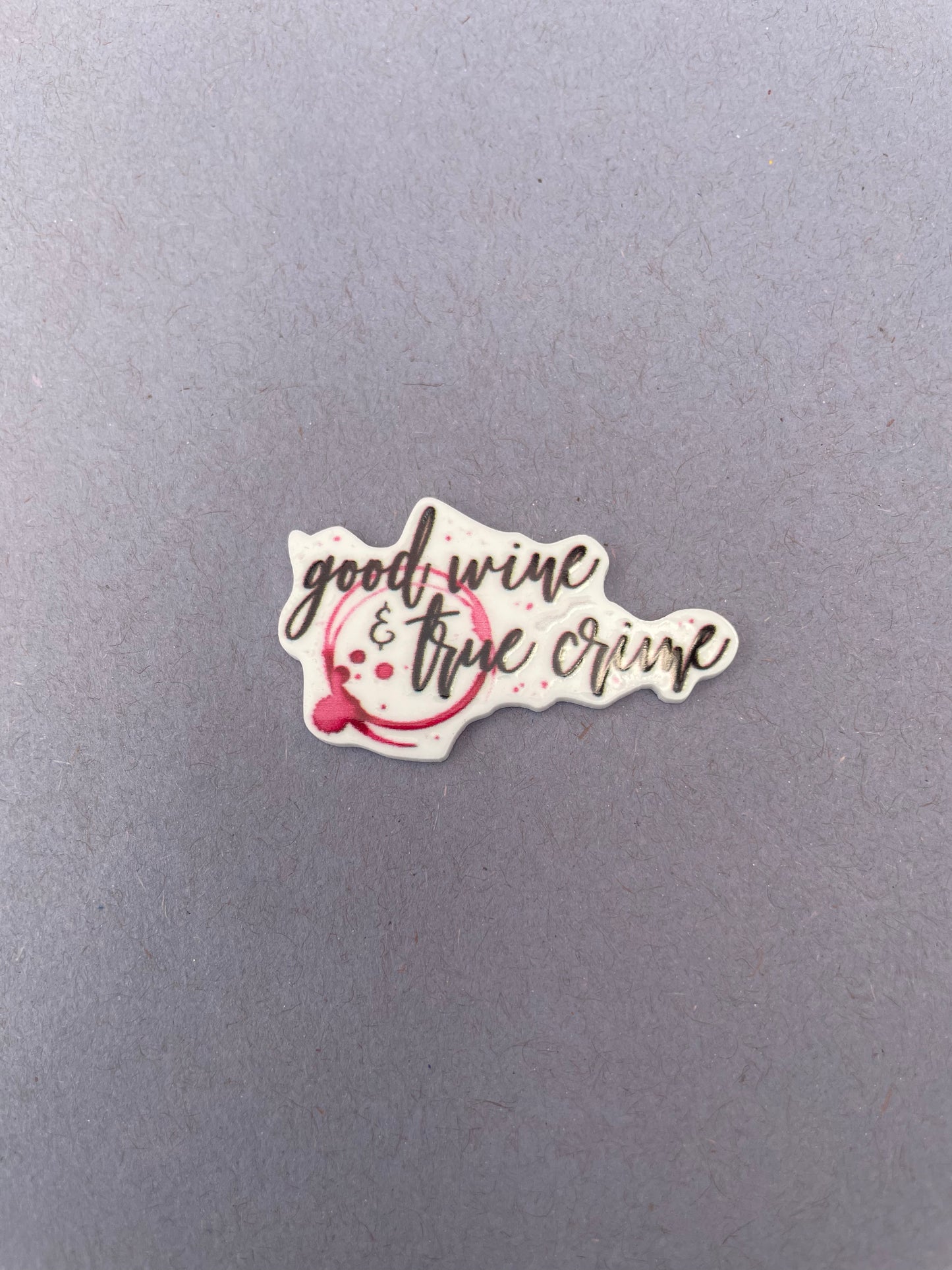Good Wine & True Crime needle minder