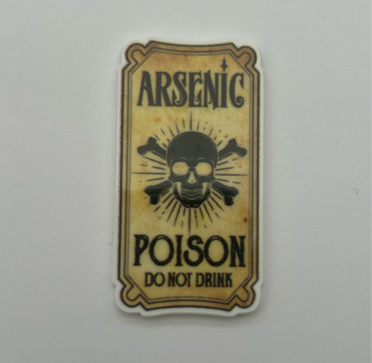 Arsenic Poison Do Not Drink needle minder