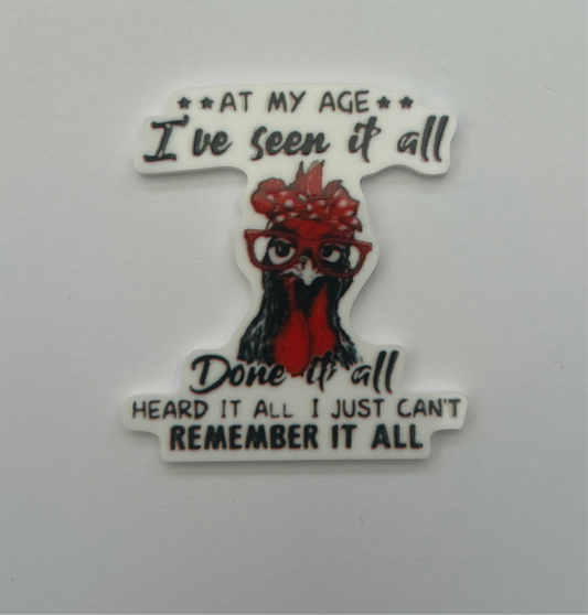 At My Age I’ve Seen It All Done It All Heard It All I Just Can’t Remember It All needle minder