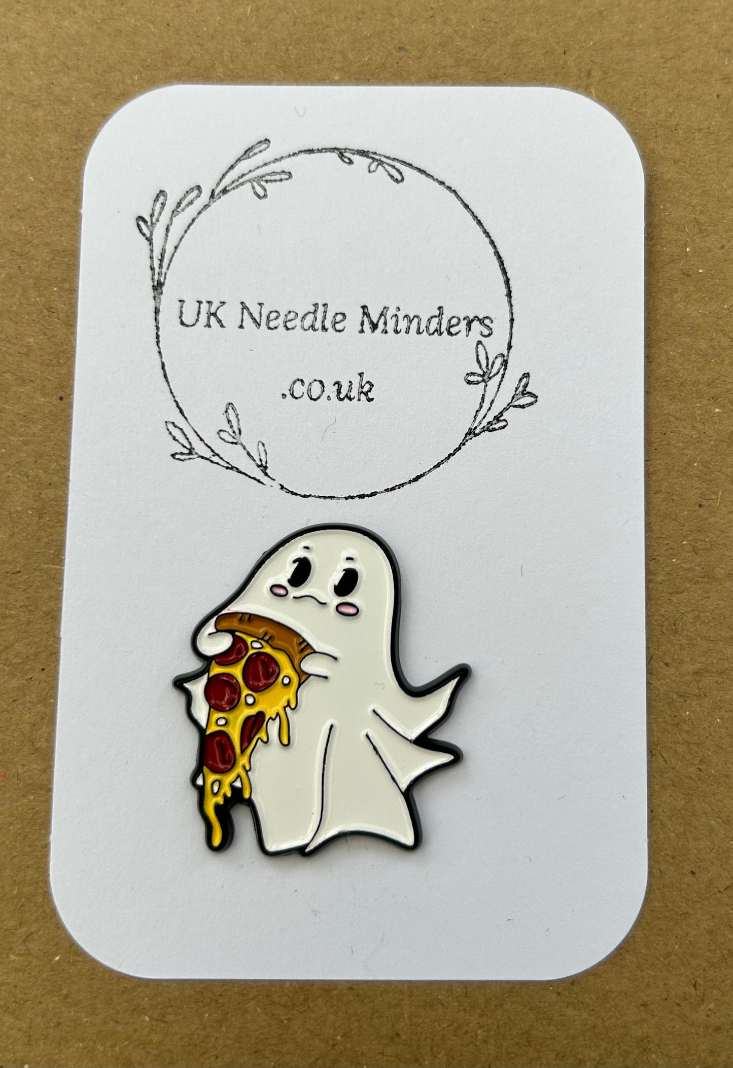 Pizza Ghost enamel needle minder