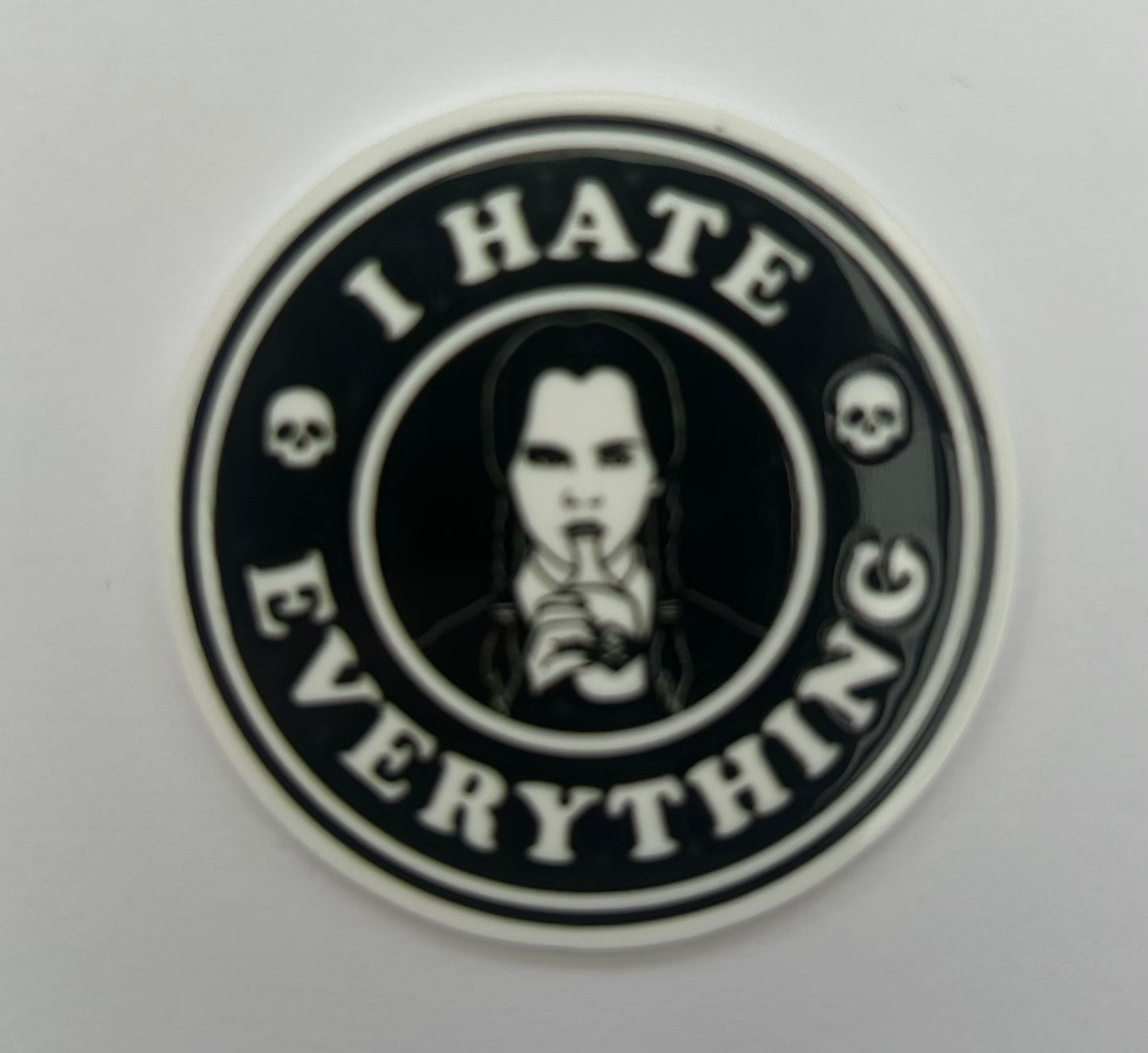 I Hate Everything Wednesday Addams Family needle minder