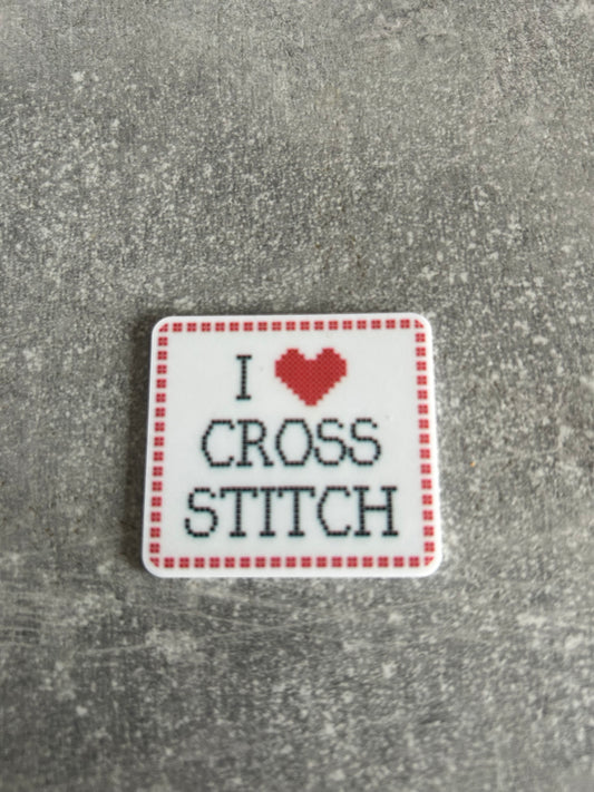 I Heart Cross Stitch needle minder