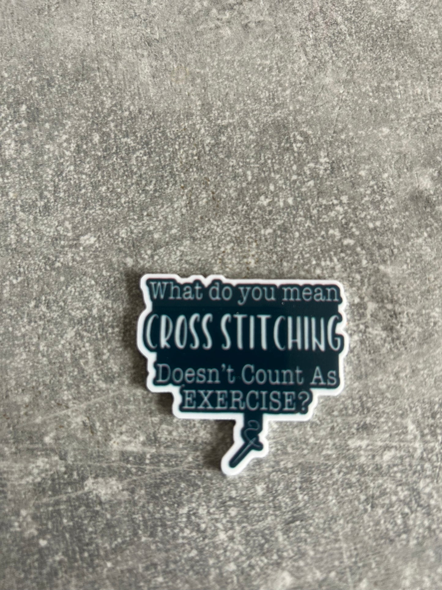 What Do You Mean Cross Stitching Doesn’t Count As Exercise Cross Stitch needle minder