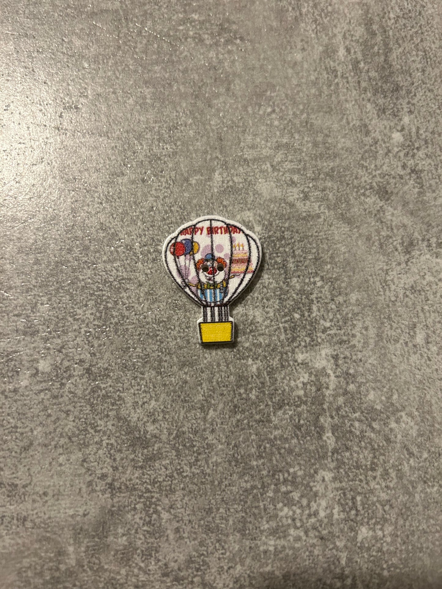 Wooden Hot Air Balloon needle minder
