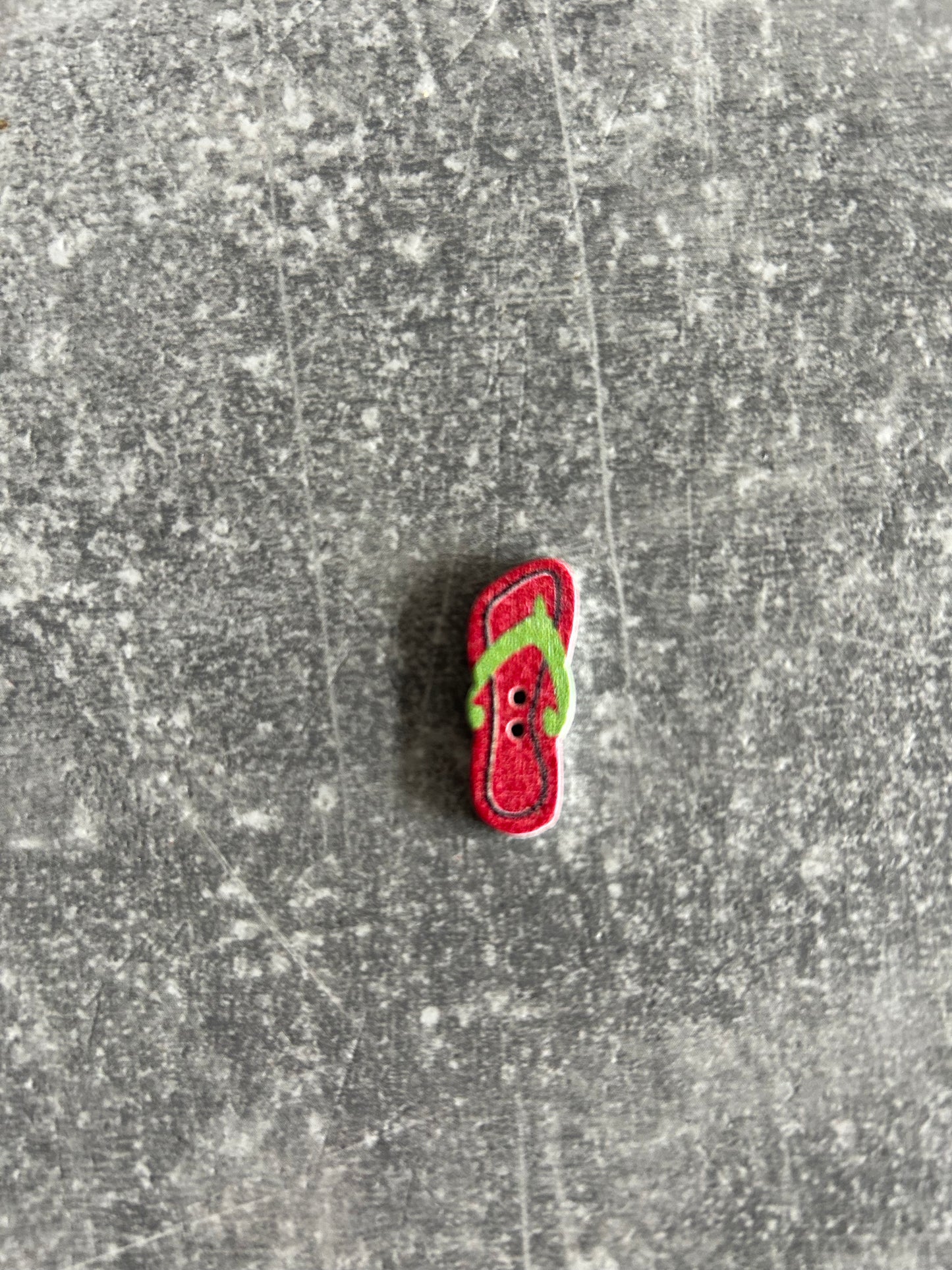Wooden Summer Flip Flop needle minder