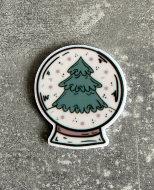 Snow Globe Christmas needle minder