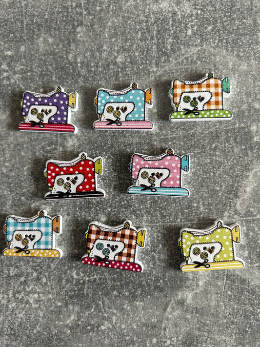 Wooden Sewing Machine needle minder
