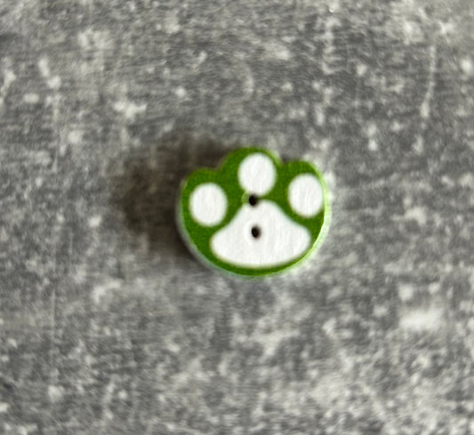 Wooden Paw Print needle minder