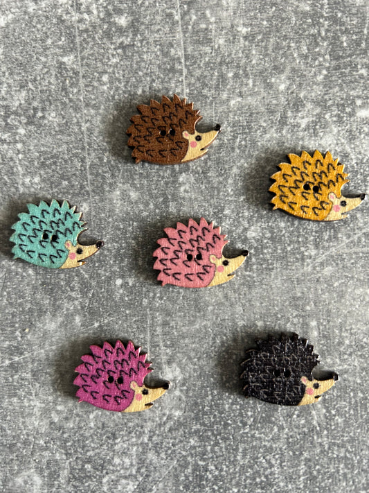 Wooden Hedgehog needle minder
