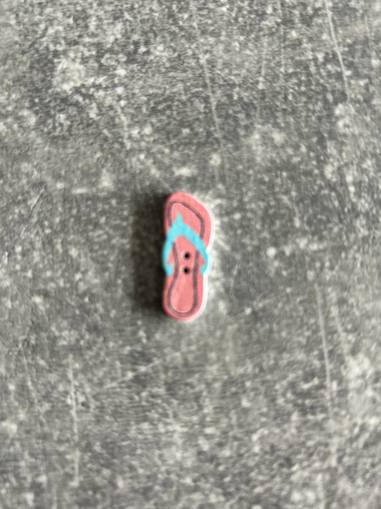 Wooden Summer Flip Flop needle minder