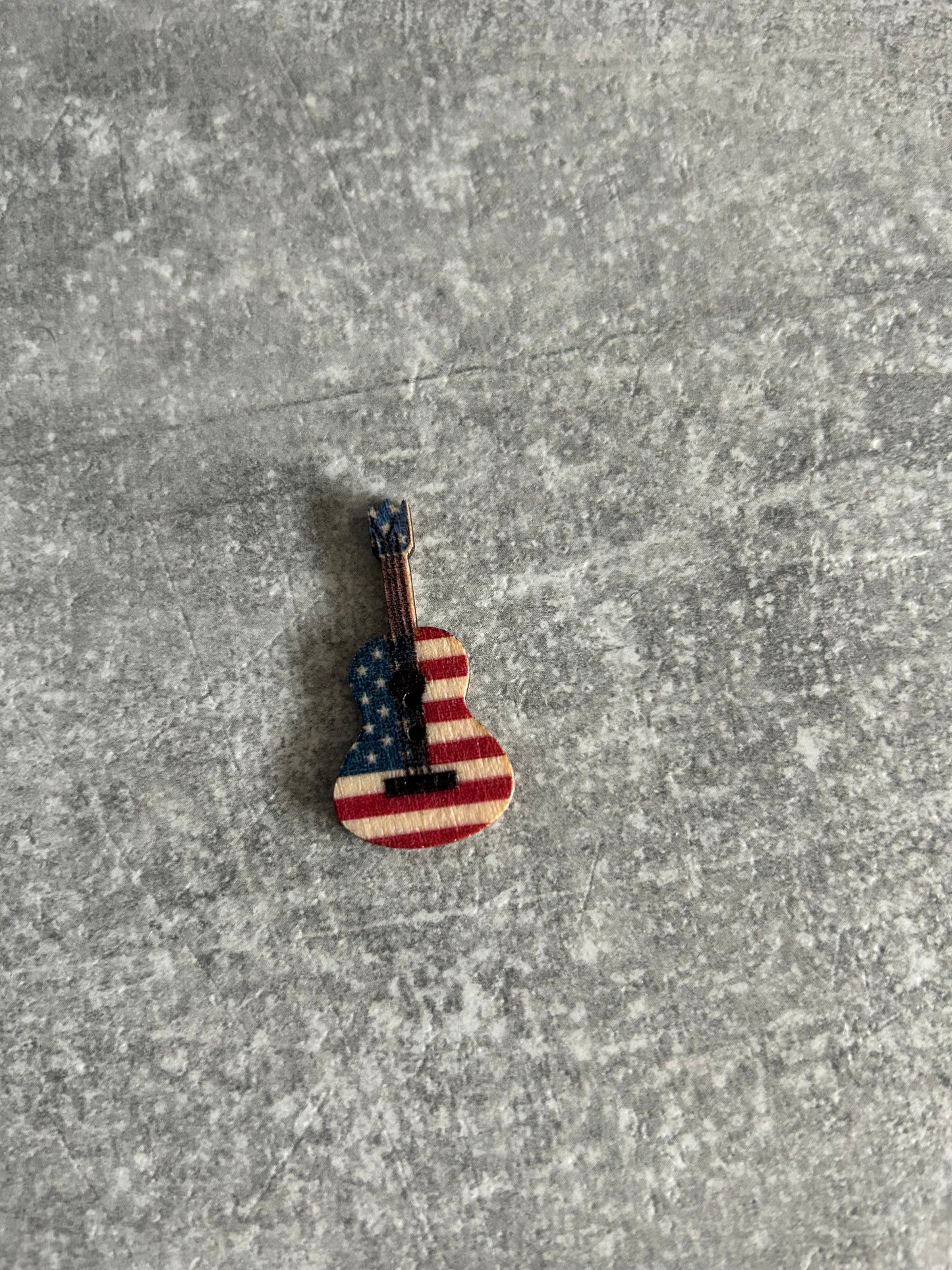 Wooden Guitar needle minder