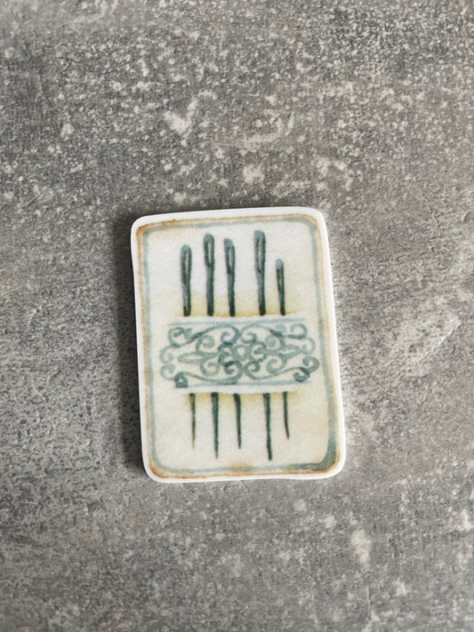 Needle Book Cross Stitch needle minder