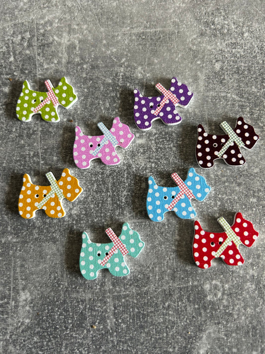 Wooden Dog needle minder