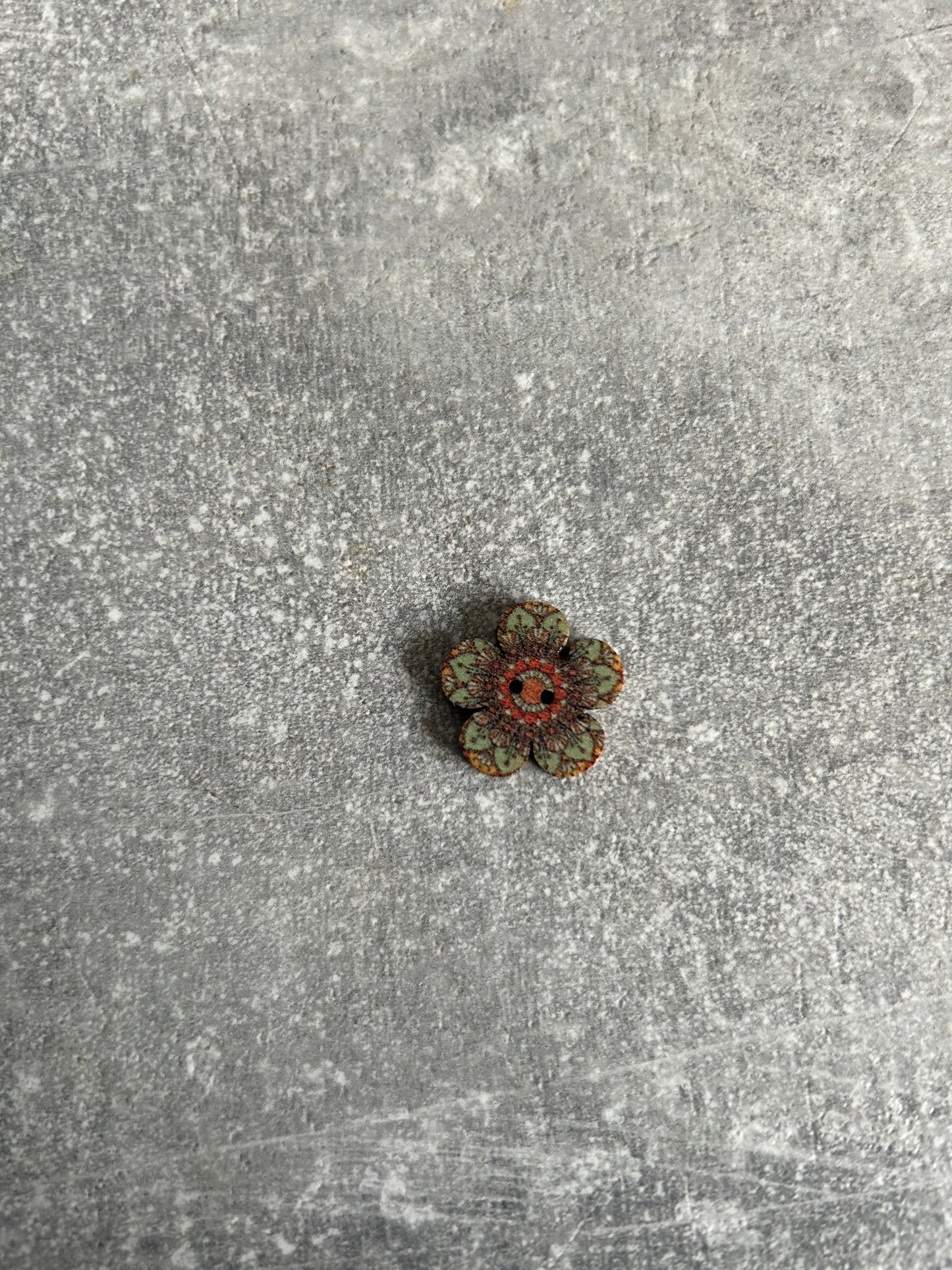 Wooden Flower needle minder