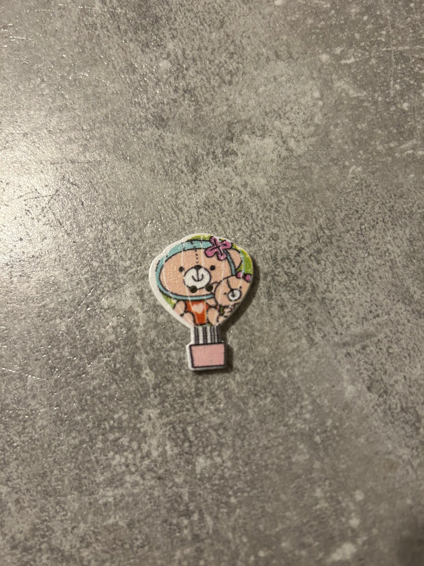 Wooden Hot Air Balloon needle minder